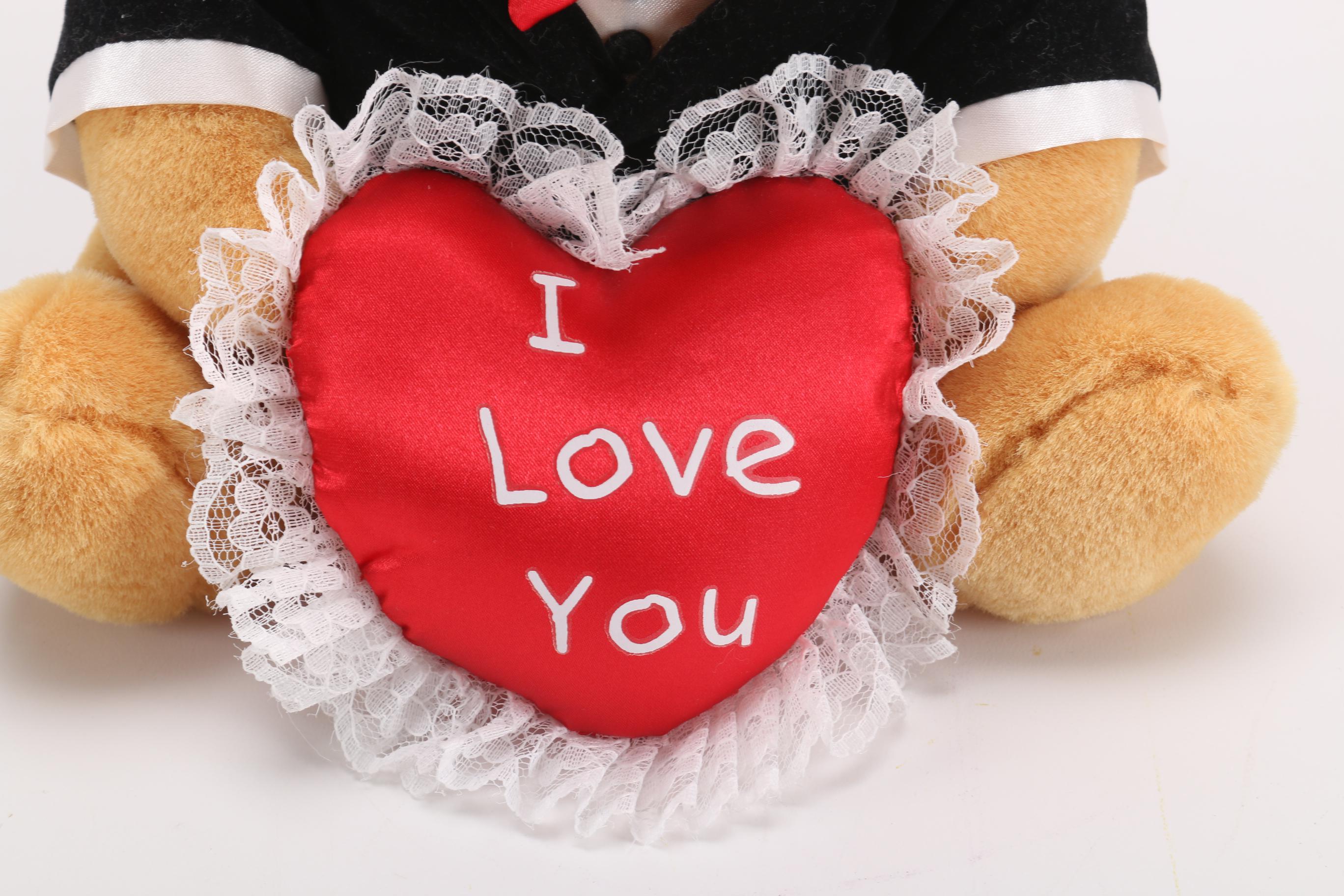 Stuffed Bears Including Signed Robert Raikes Bear