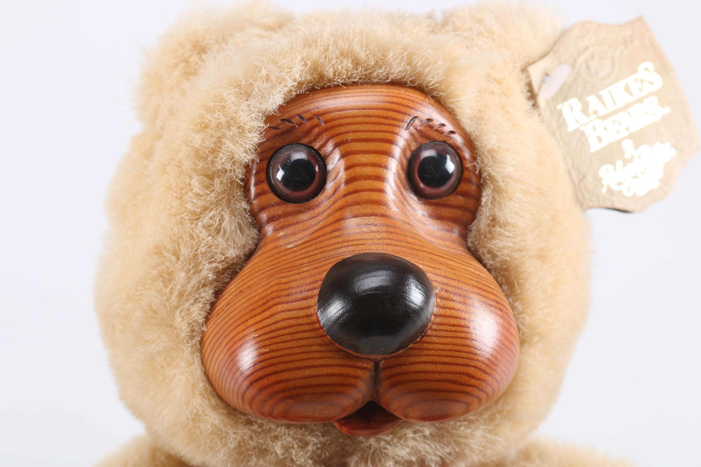 Stuffed Bears Including Signed Robert Raikes Bear