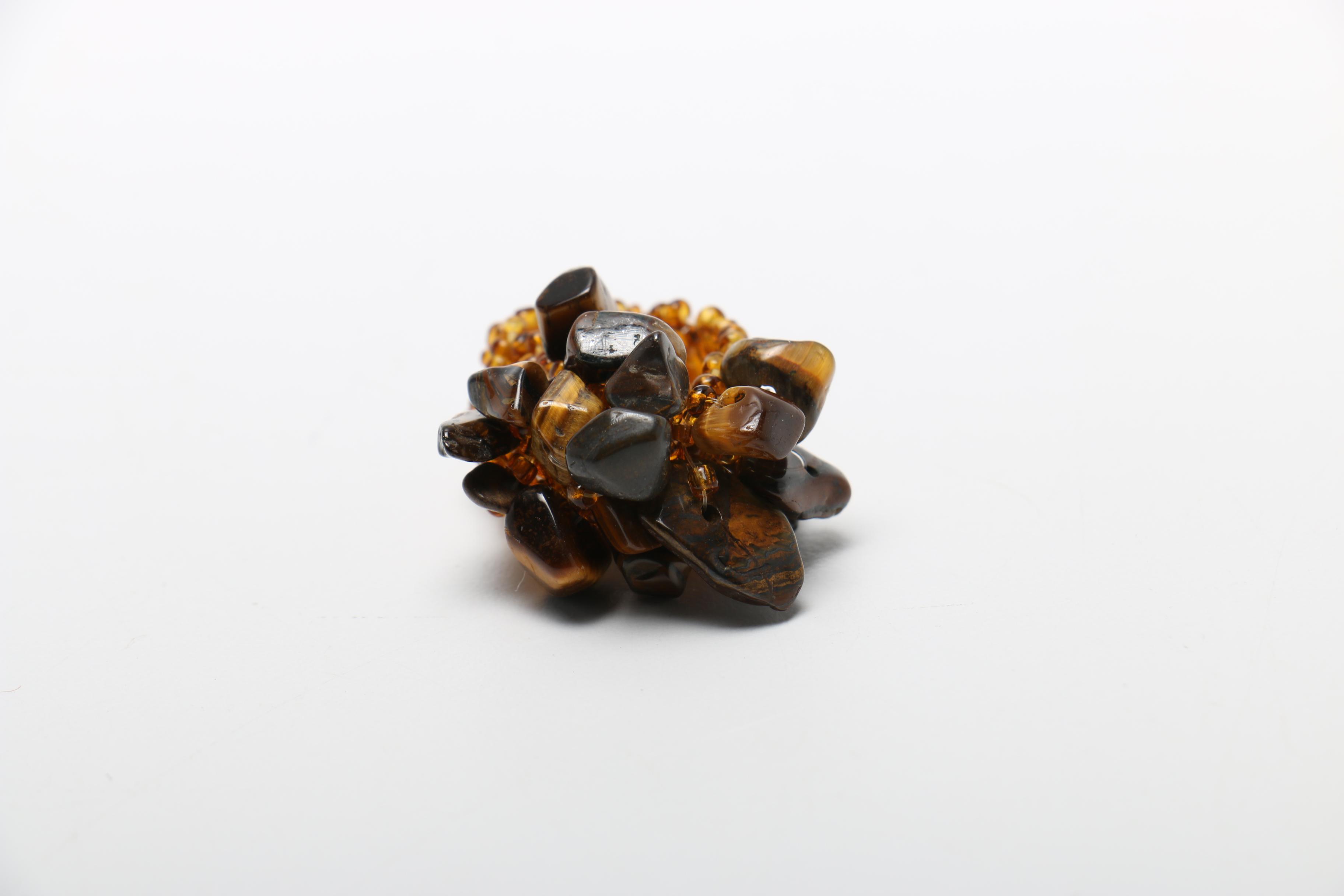 Assortment of Rings With Gemstones and More