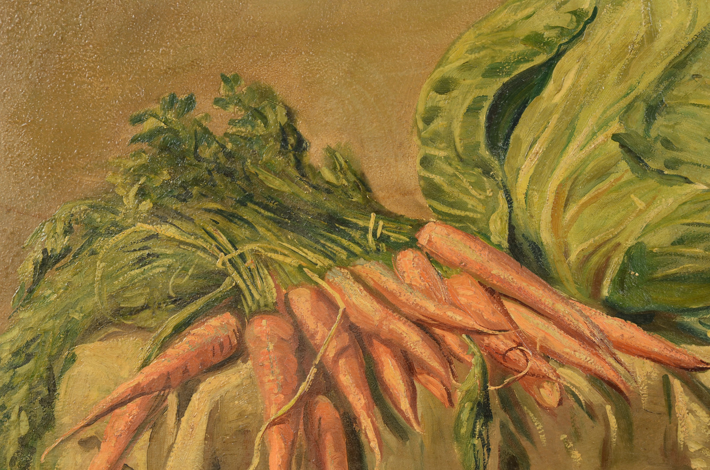 M. Herzon Original 1970 Oil Still Life on Academy Board