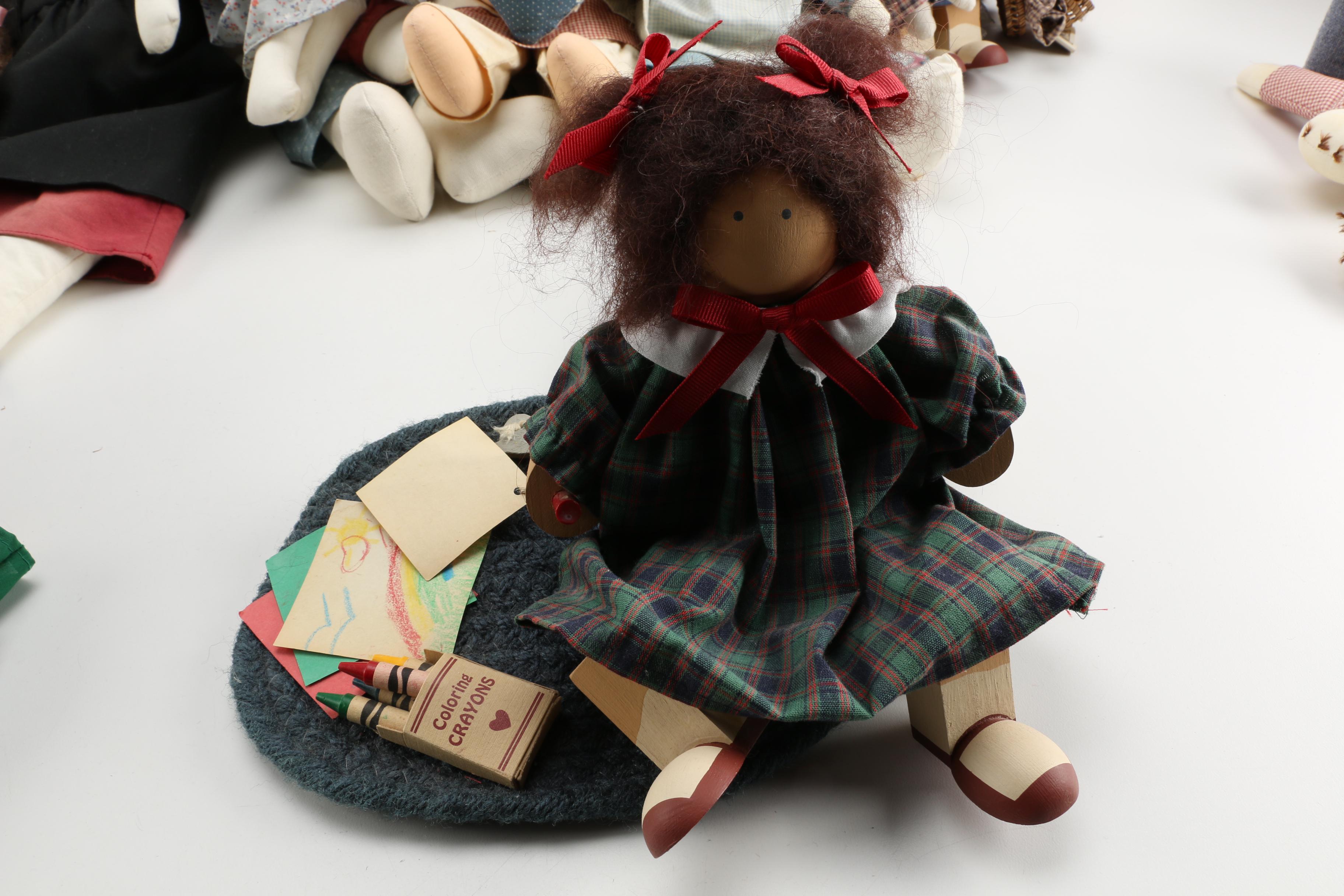 Plush Dolls Including Ladie And Friends INC