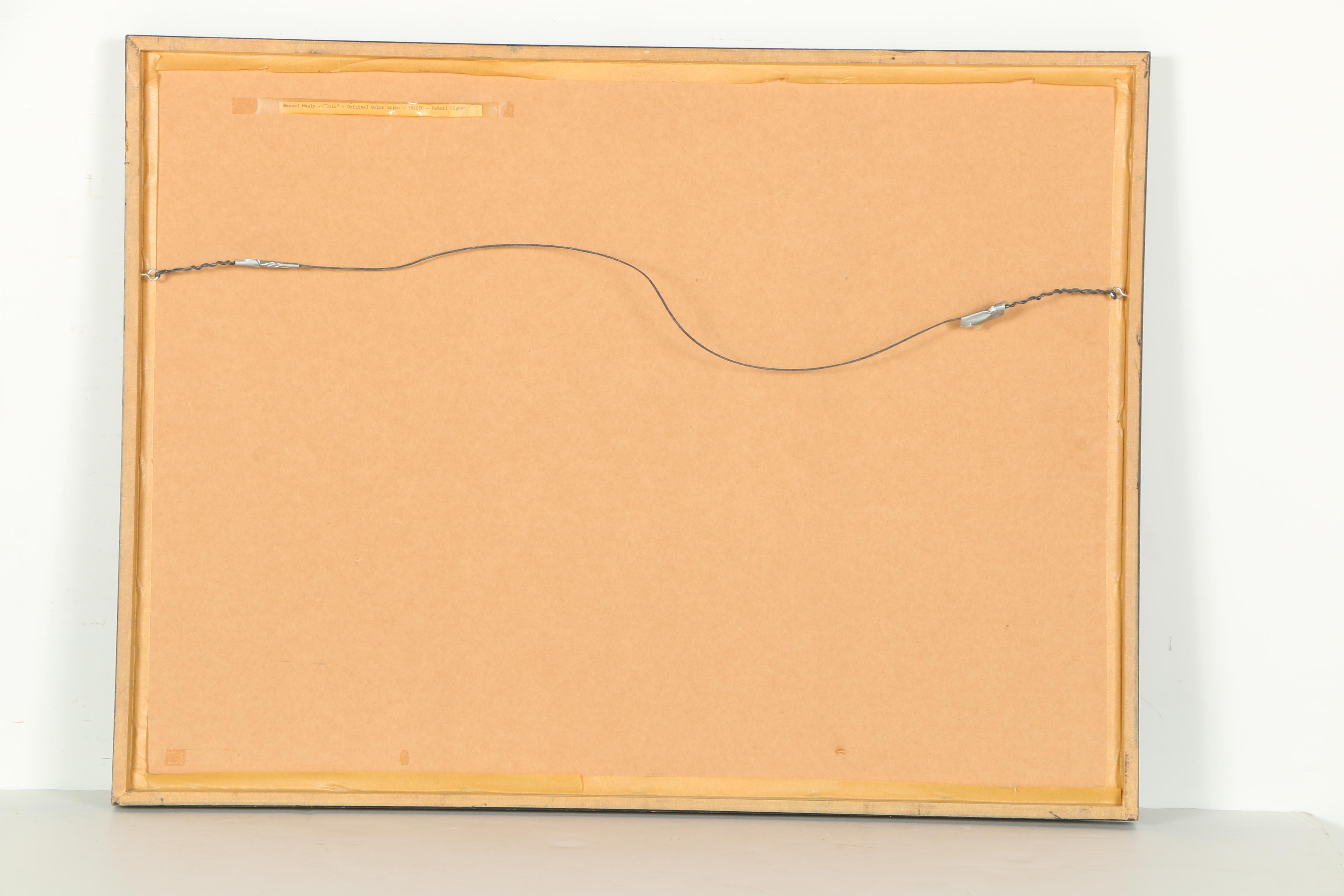 Marcel Mouly Signed Limited Edition Lithograph "Polo"