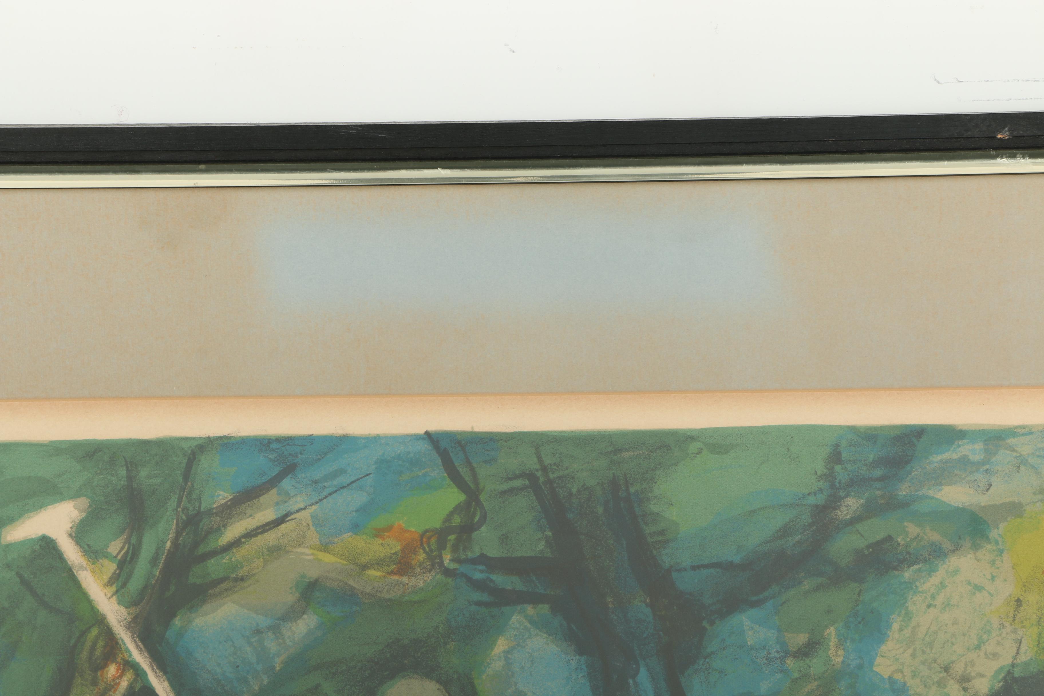 Marcel Mouly Signed Limited Edition Lithograph "Polo"