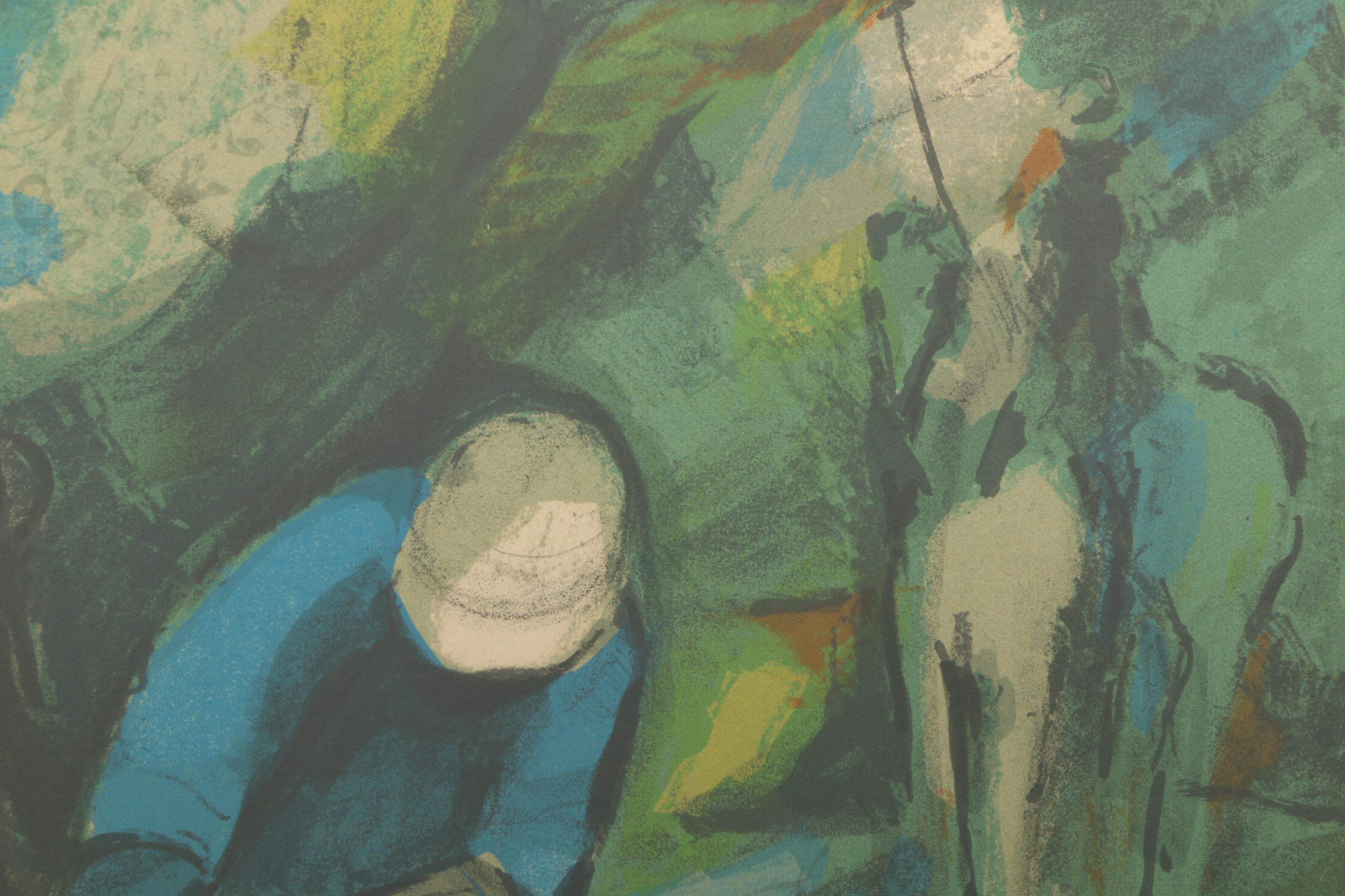 Marcel Mouly Signed Limited Edition Lithograph "Polo"