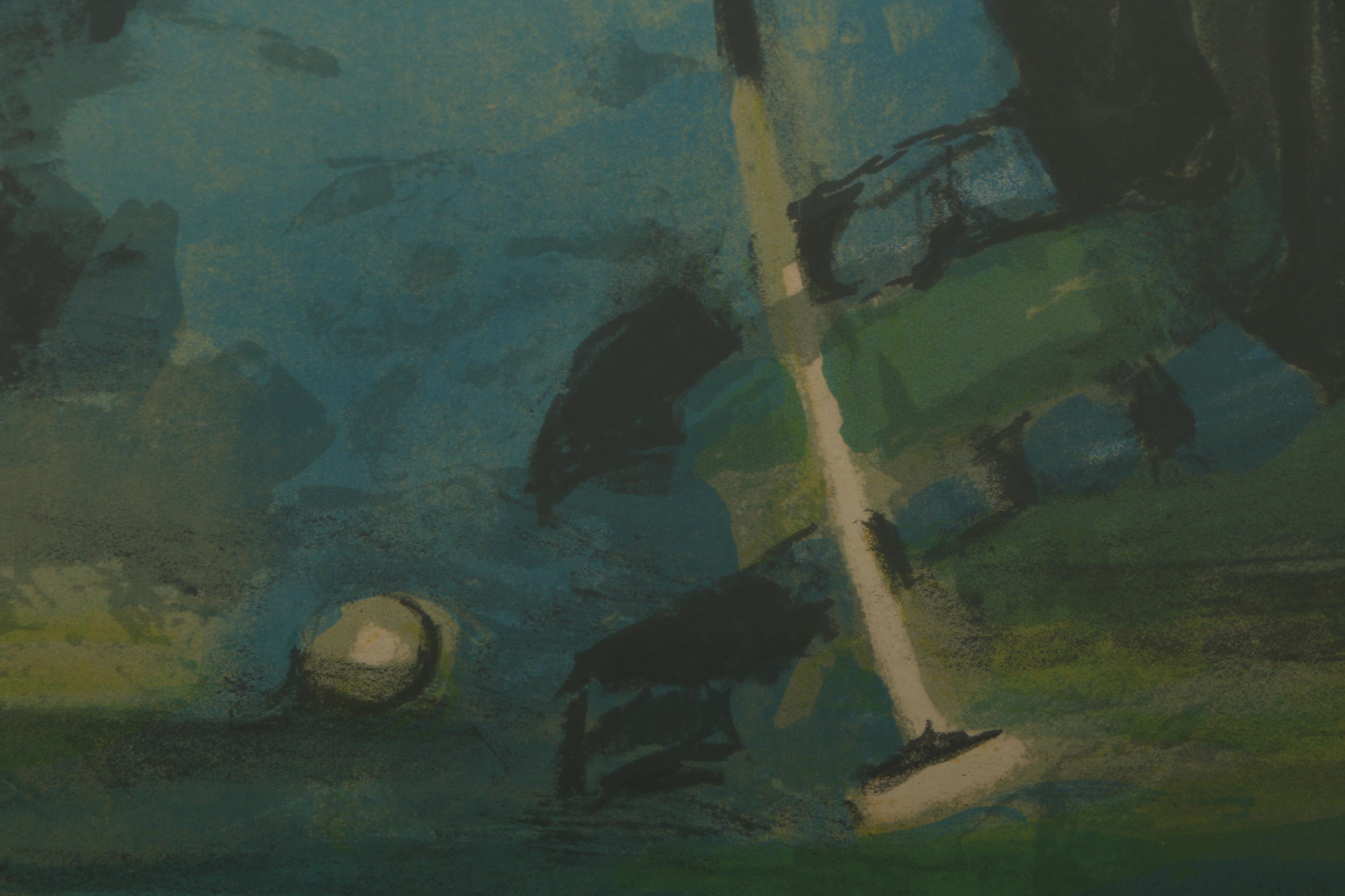 Marcel Mouly Signed Limited Edition Lithograph "Polo"