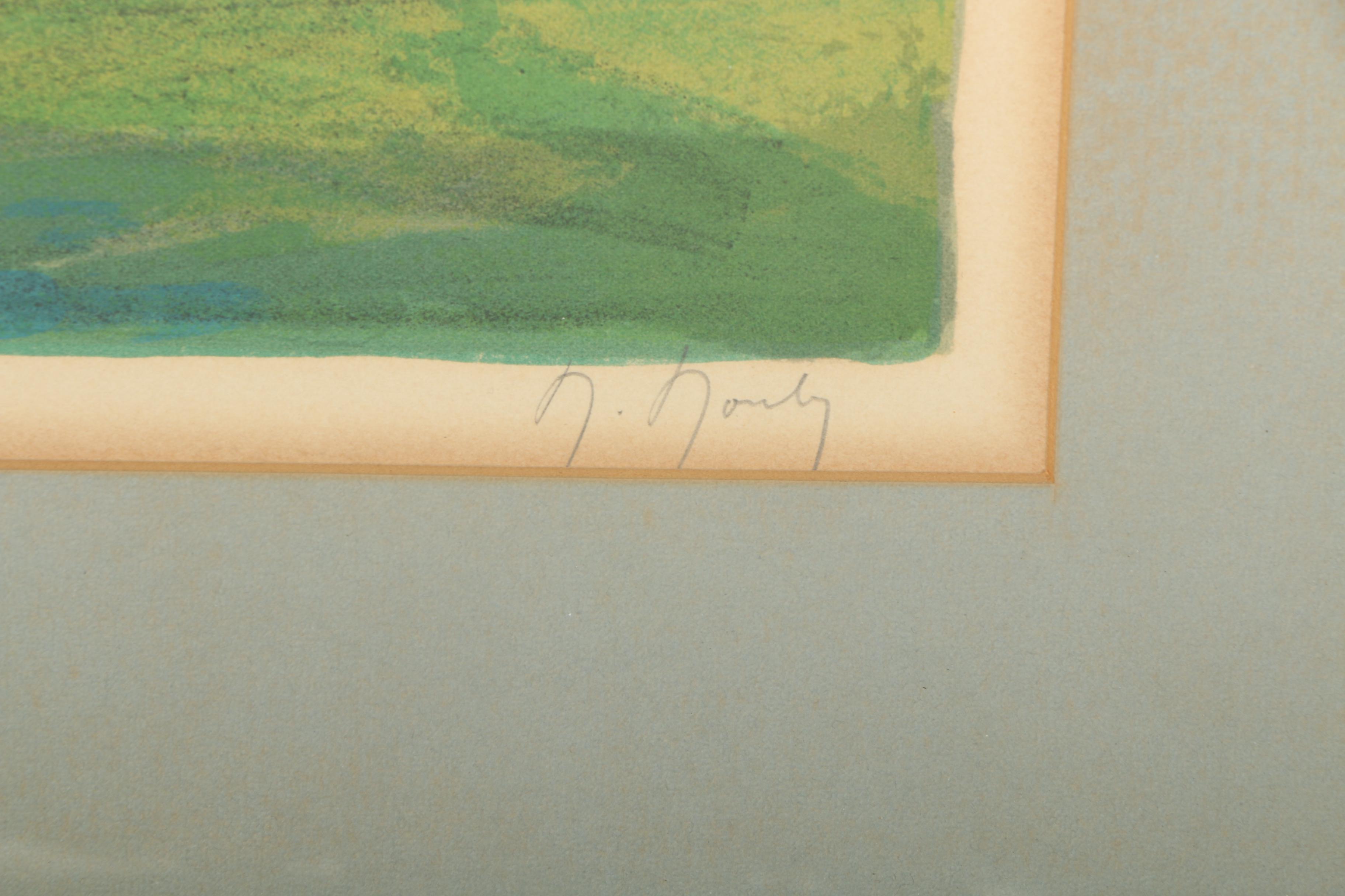 Marcel Mouly Signed Limited Edition Lithograph "Polo"