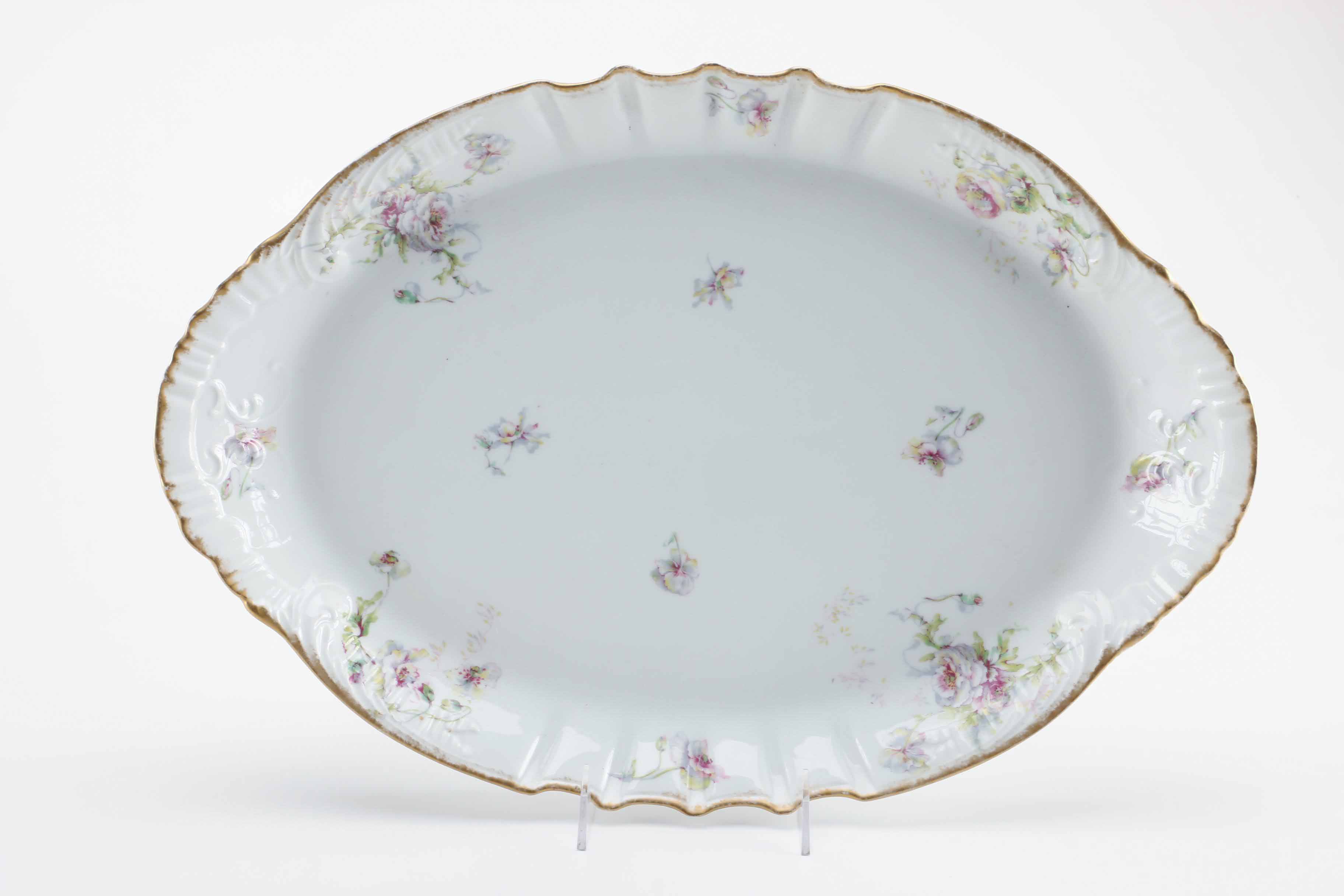 Two Serving Trays Featuring Limoges
