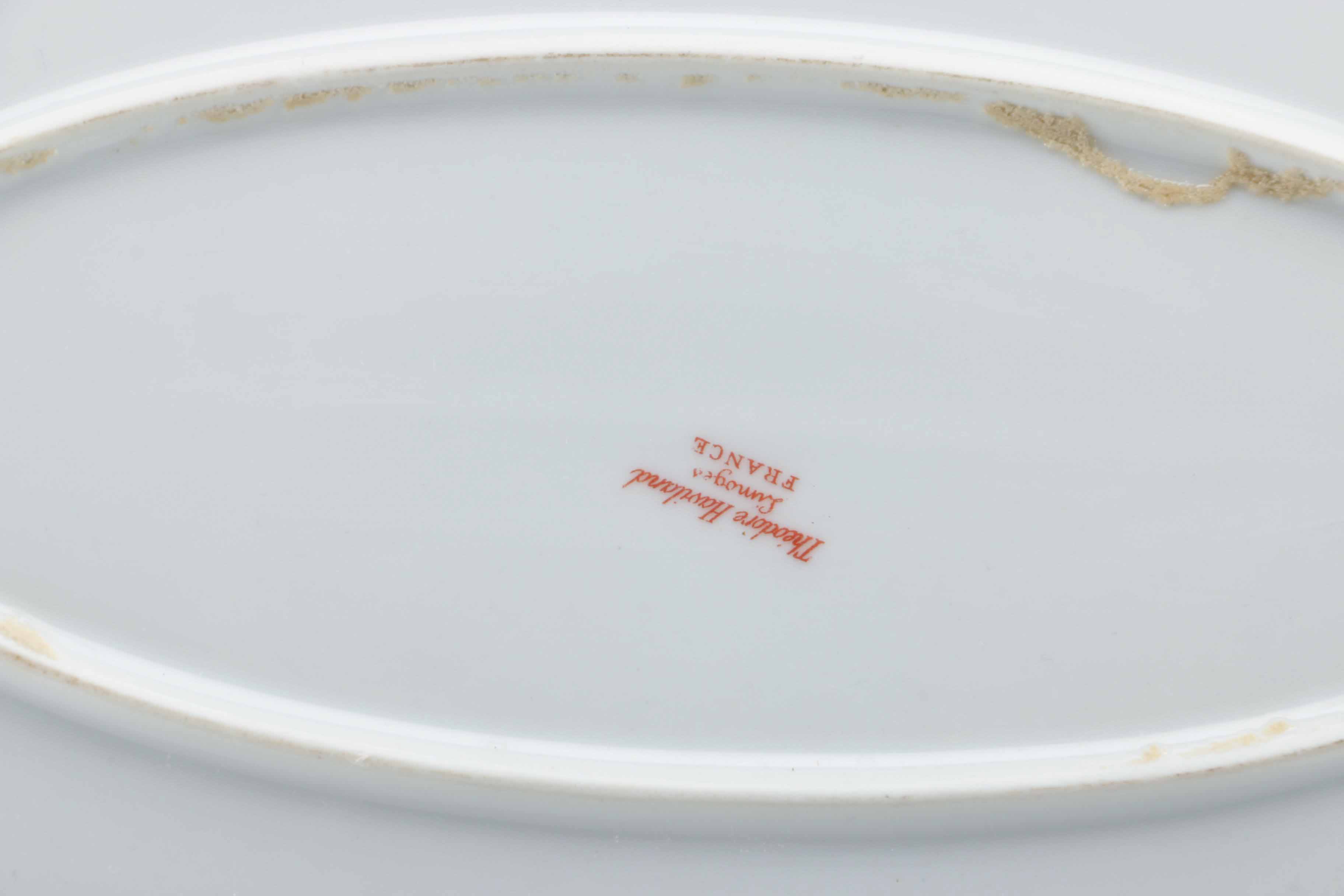 Two Serving Trays Featuring Limoges