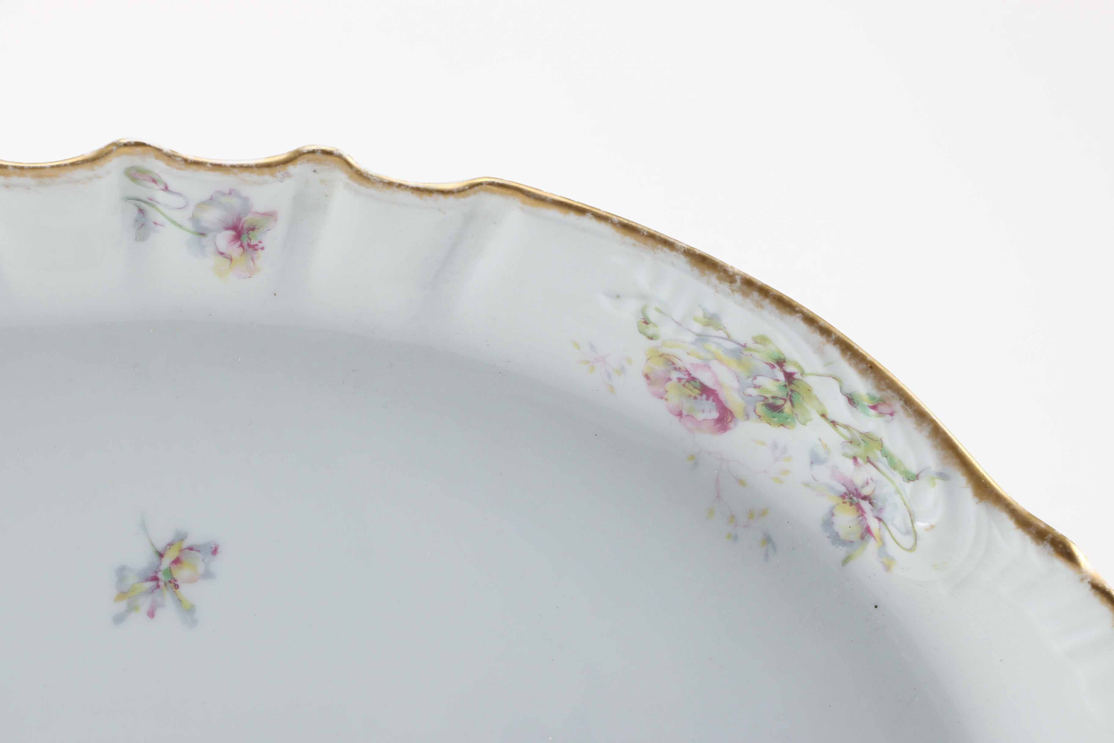 Two Serving Trays Featuring Limoges