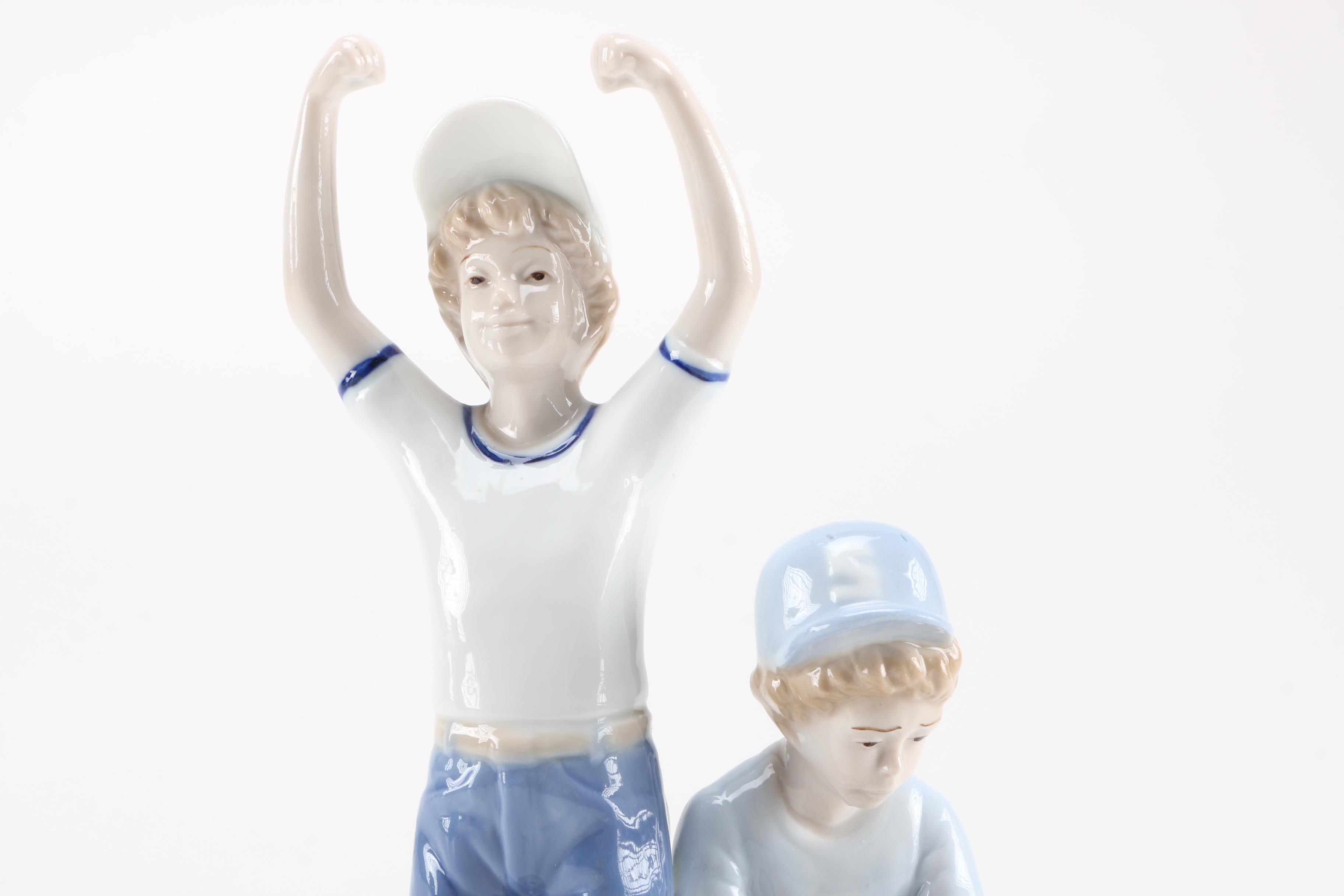 1989 Paul Sebastian "Home Run" Porcelain Figurine