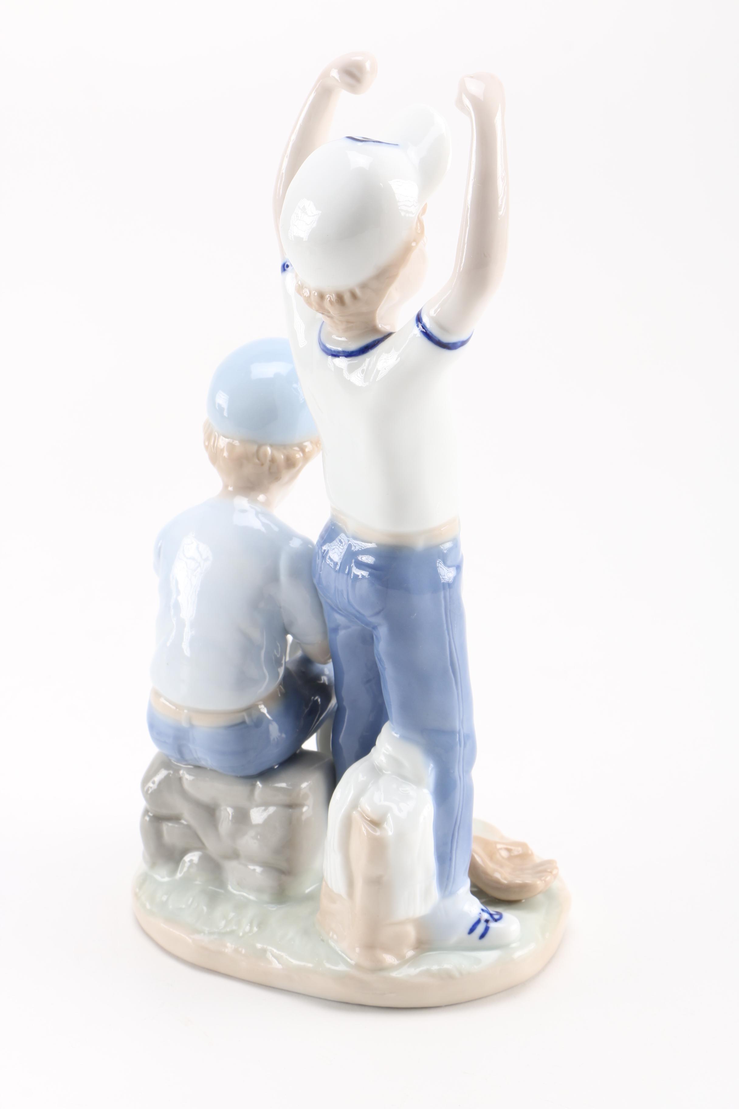 1989 Paul Sebastian "Home Run" Porcelain Figurine