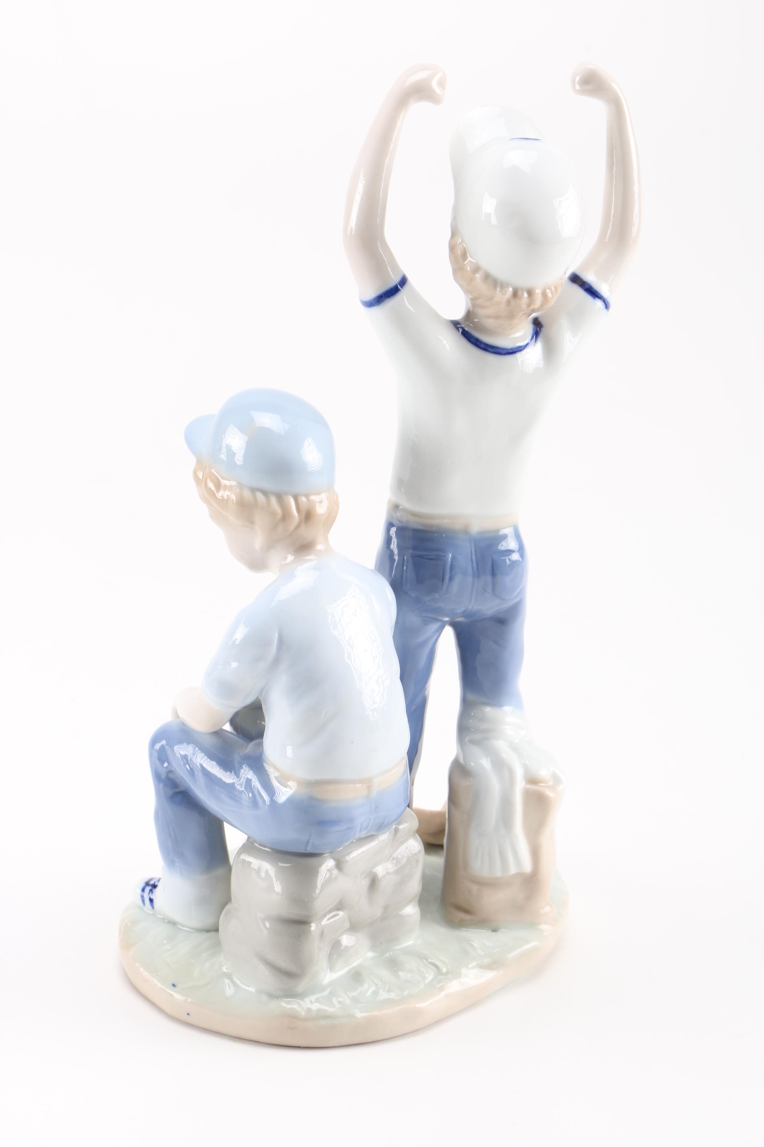 1989 Paul Sebastian "Home Run" Porcelain Figurine