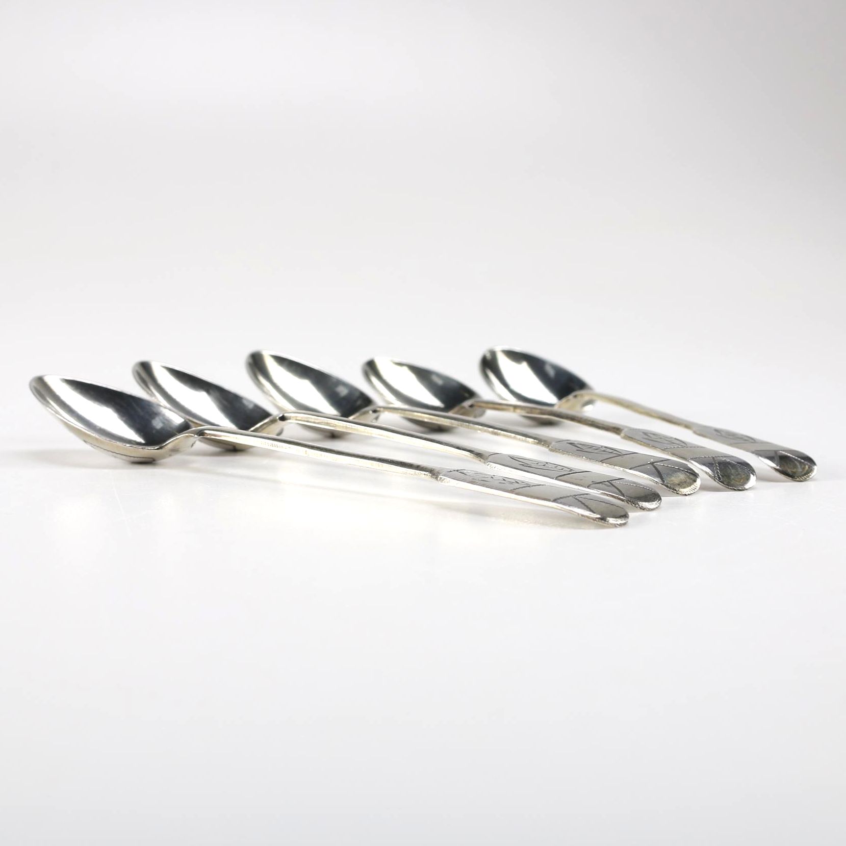 Russian 875 Silver Spoons