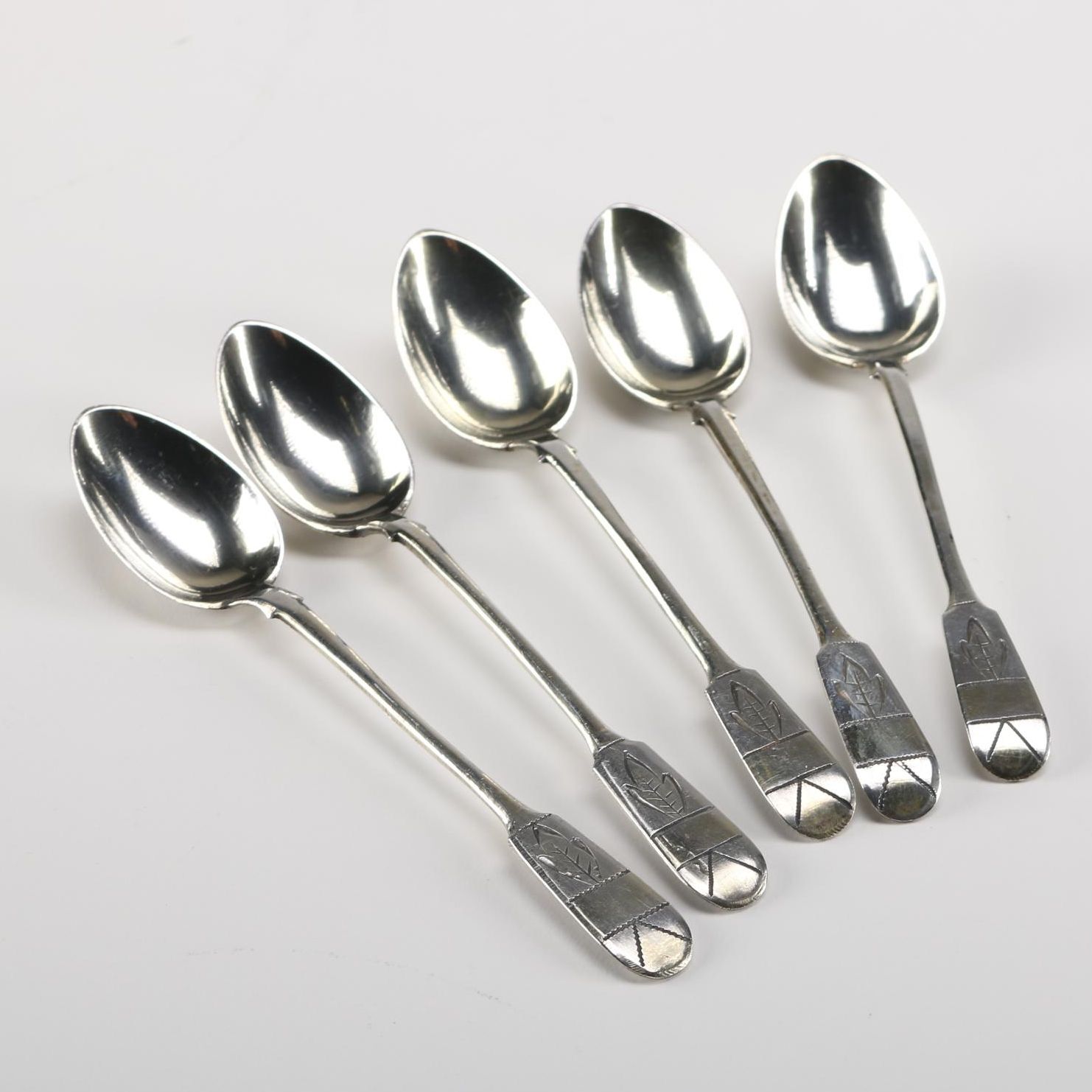 Russian 875 Silver Spoons