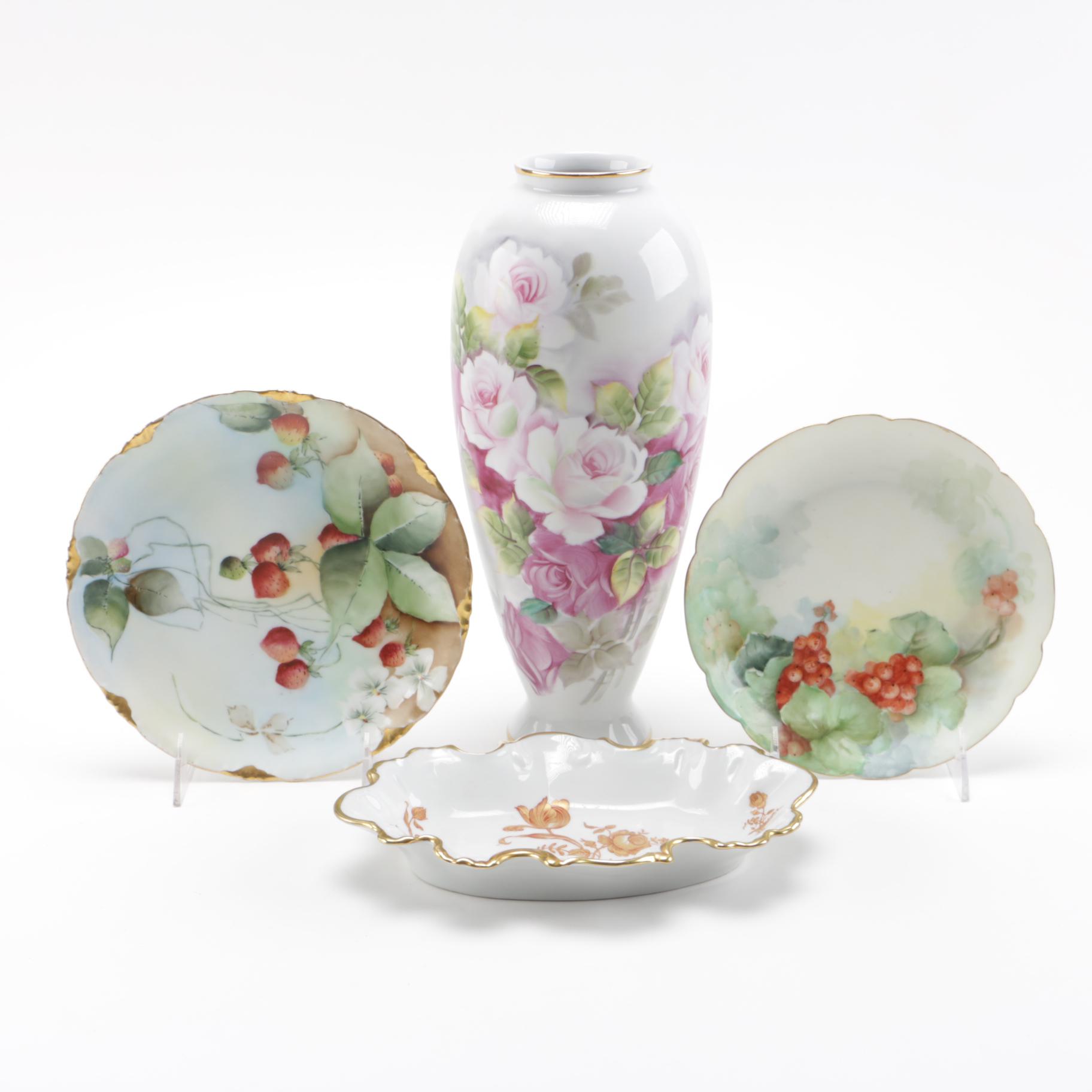 Rosenthal, Haviland and Additional Hand-Painted Porcelain Tableware