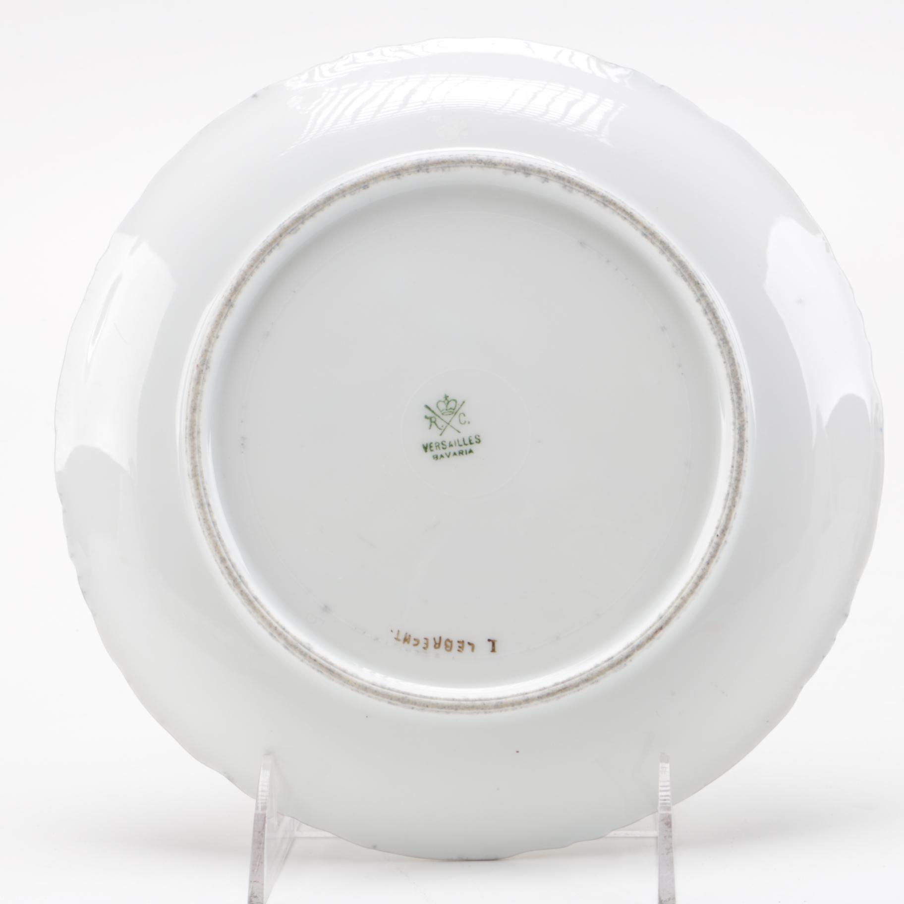 Rosenthal, Haviland and Additional Hand-Painted Porcelain Tableware