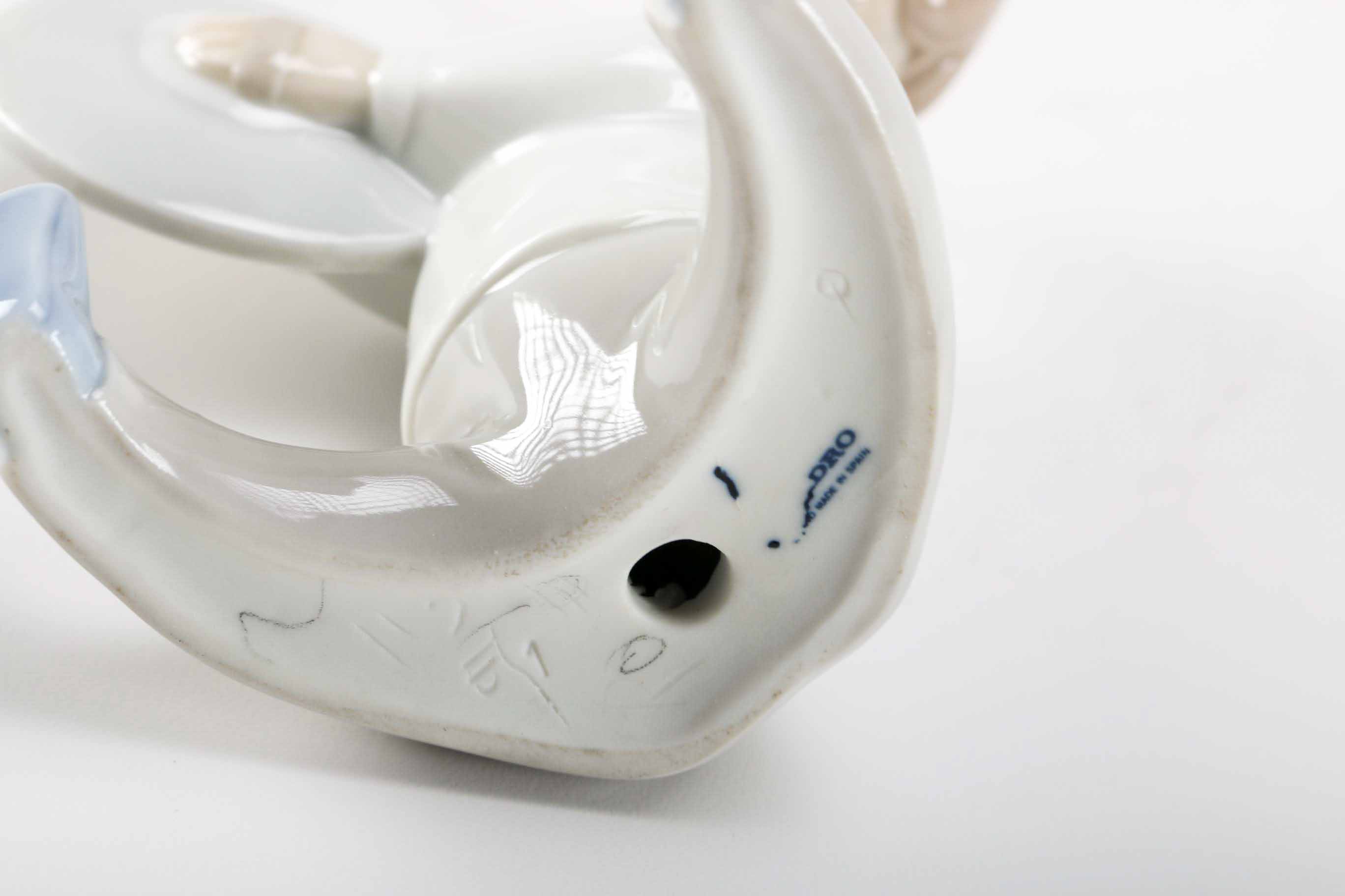 Lladró "Boy With Cymbals" Porcelain Figurine