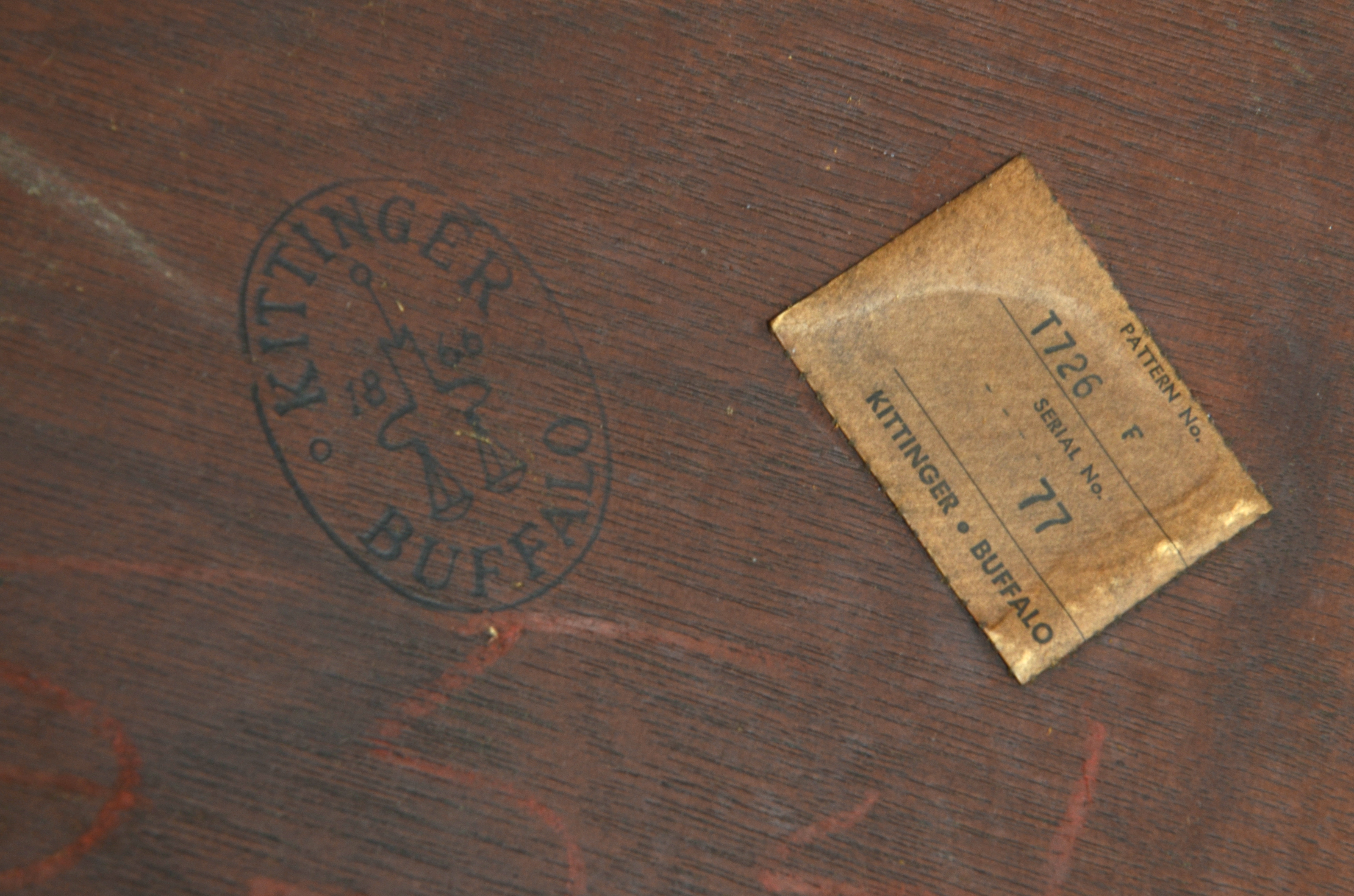 Kittinger Mahogany Spiral Library Steps