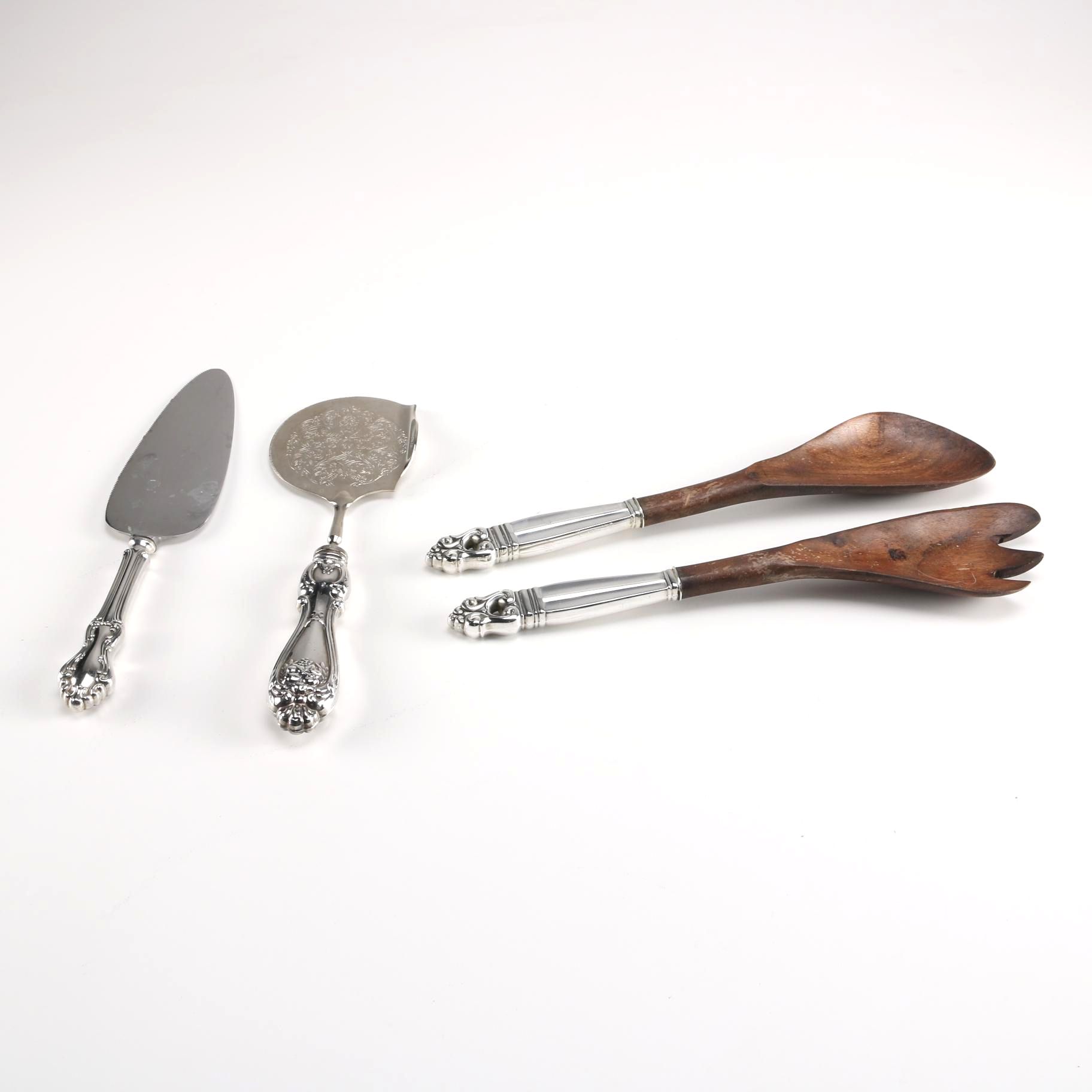 International Silver Co "Royal Danish" Salad Set and More