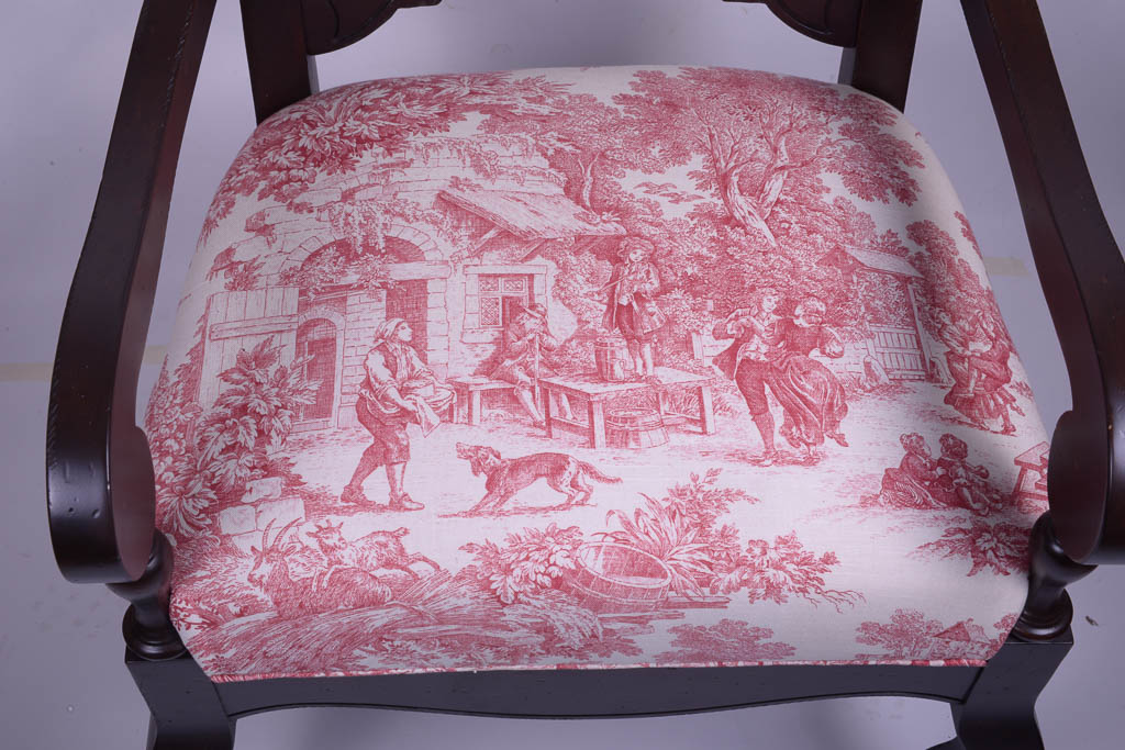 Antique Ladder Back Arm Chair