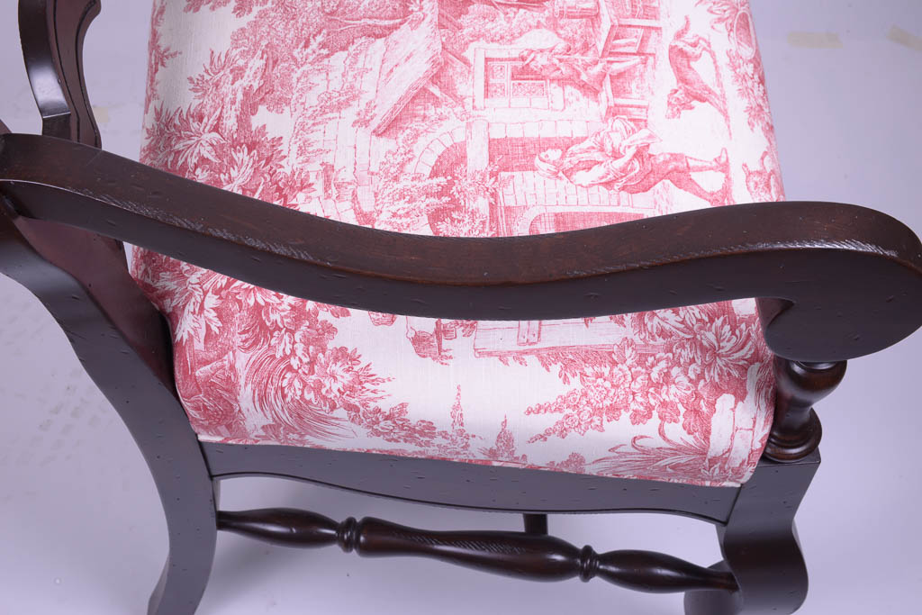 Antique Ladder Back Arm Chair