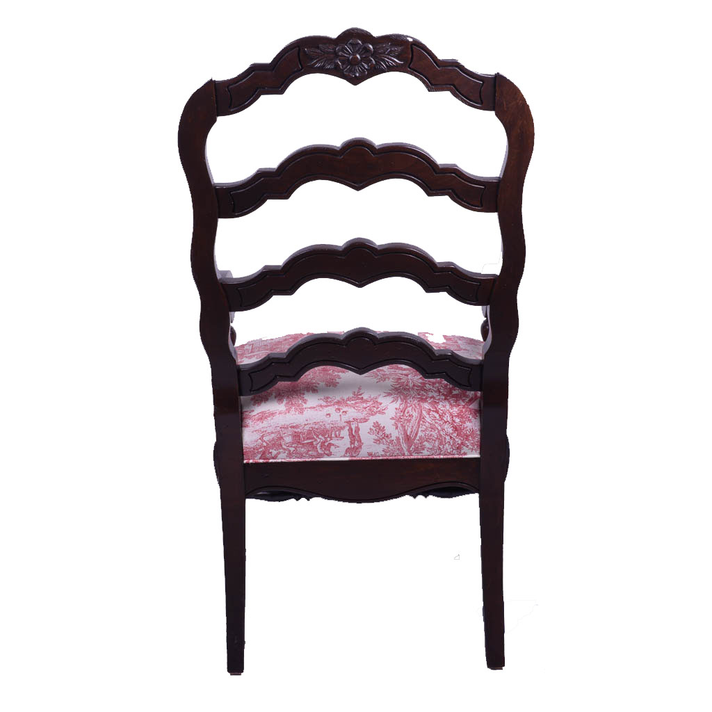 Antique Ladder Back Arm Chair