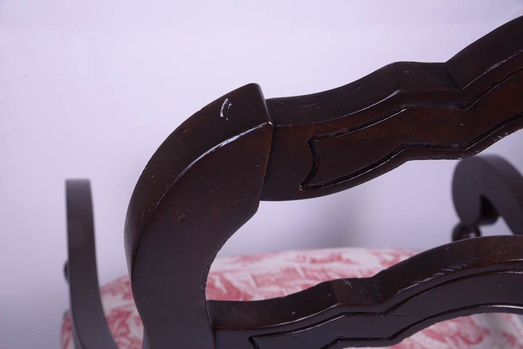 Antique Ladder Back Arm Chair