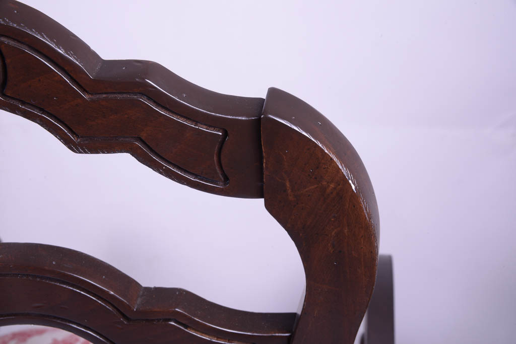 Antique Ladder Back Arm Chair