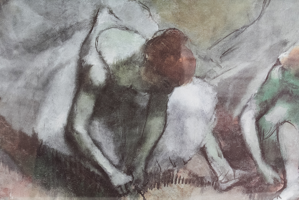 Framed After Degas Dancers And Chrome Lamp