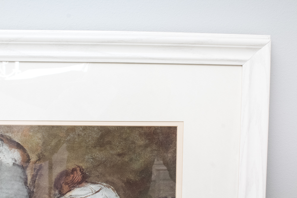 Framed After Degas Dancers And Chrome Lamp