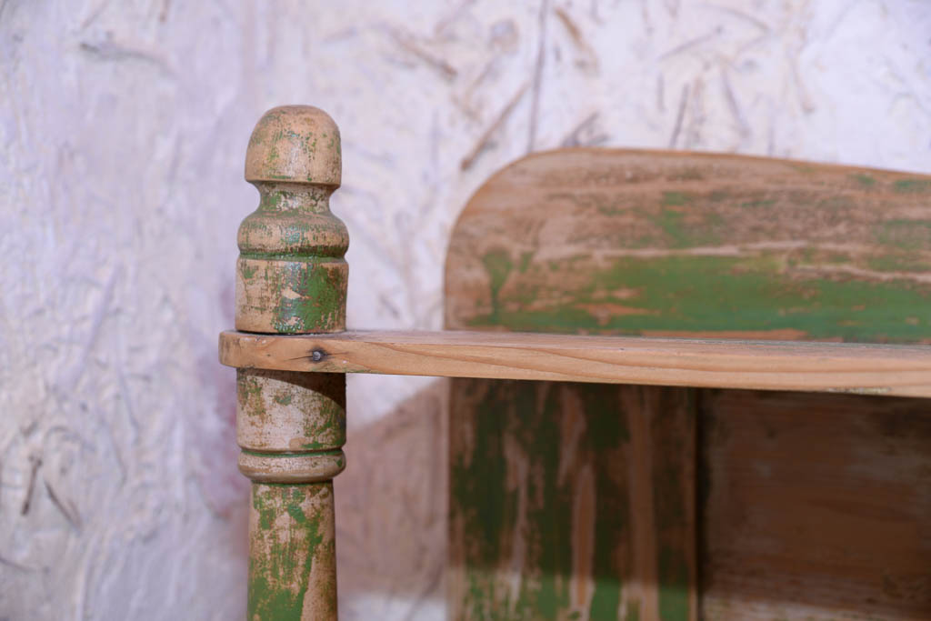 Antique Green Cabinet