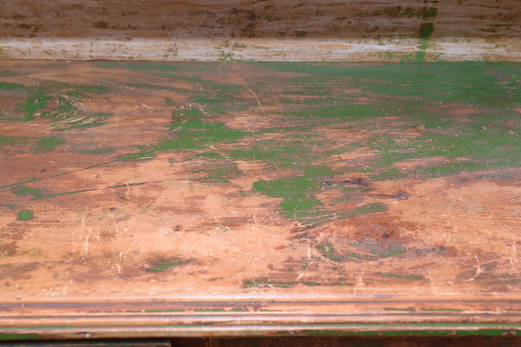 Antique Green Cabinet