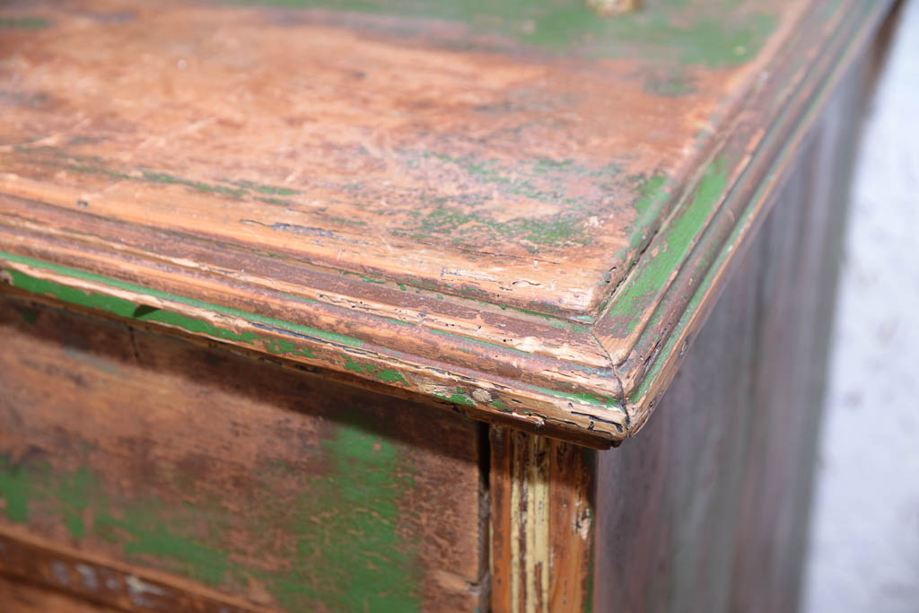 Antique Green Cabinet