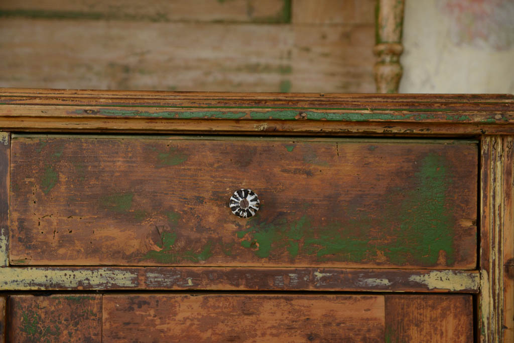 Antique Green Cabinet