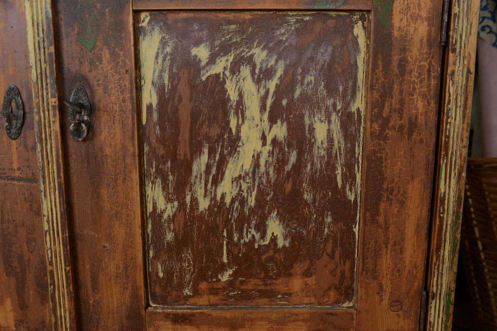 Antique Green Cabinet