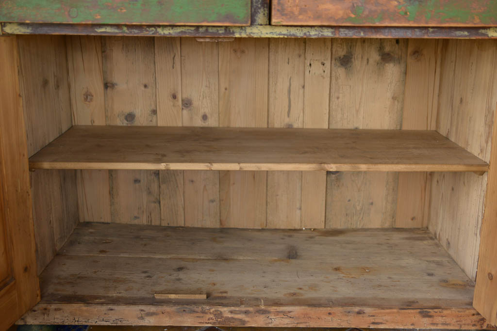 Antique Green Cabinet