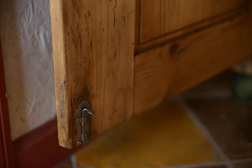 Antique Green Cabinet