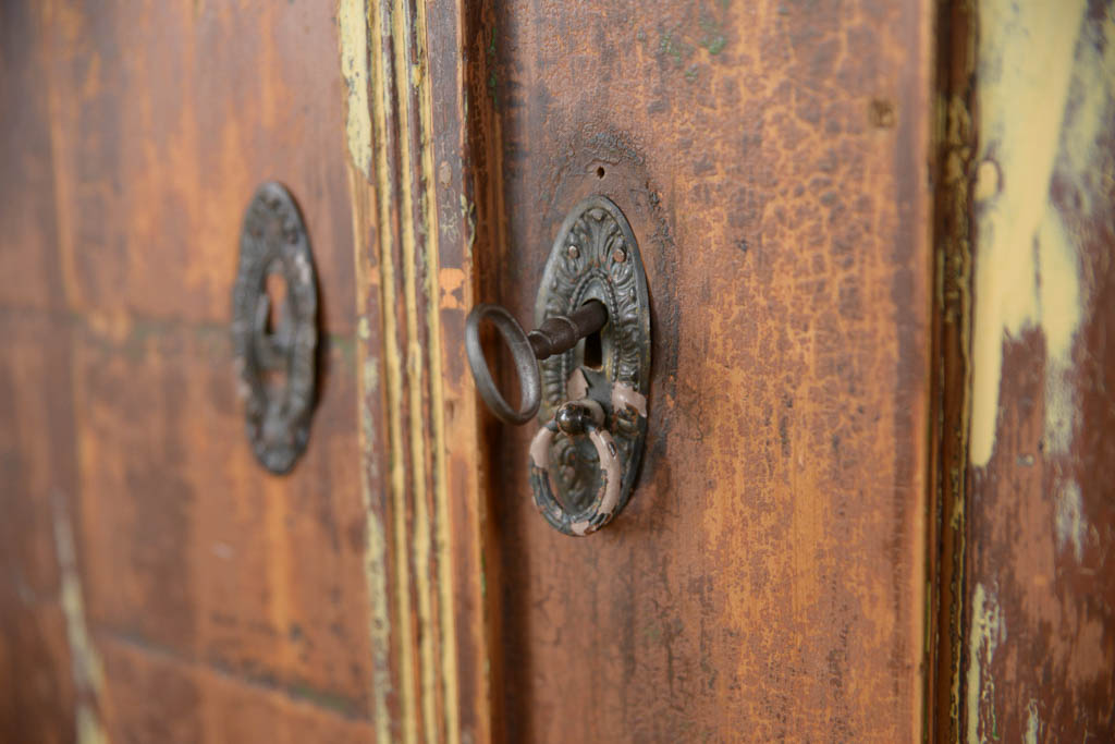 Antique Green Cabinet