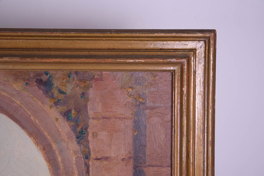 Excellent Anthony Thieme Oil on Canvas Painting of Mexican Scene