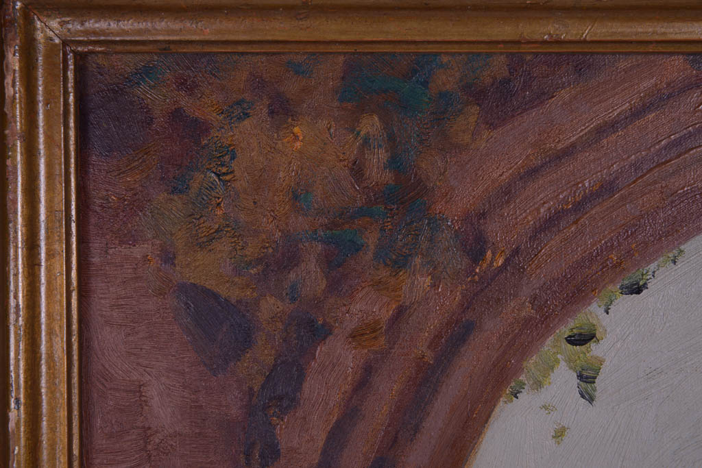 Excellent Anthony Thieme Oil on Canvas Painting of Mexican Scene