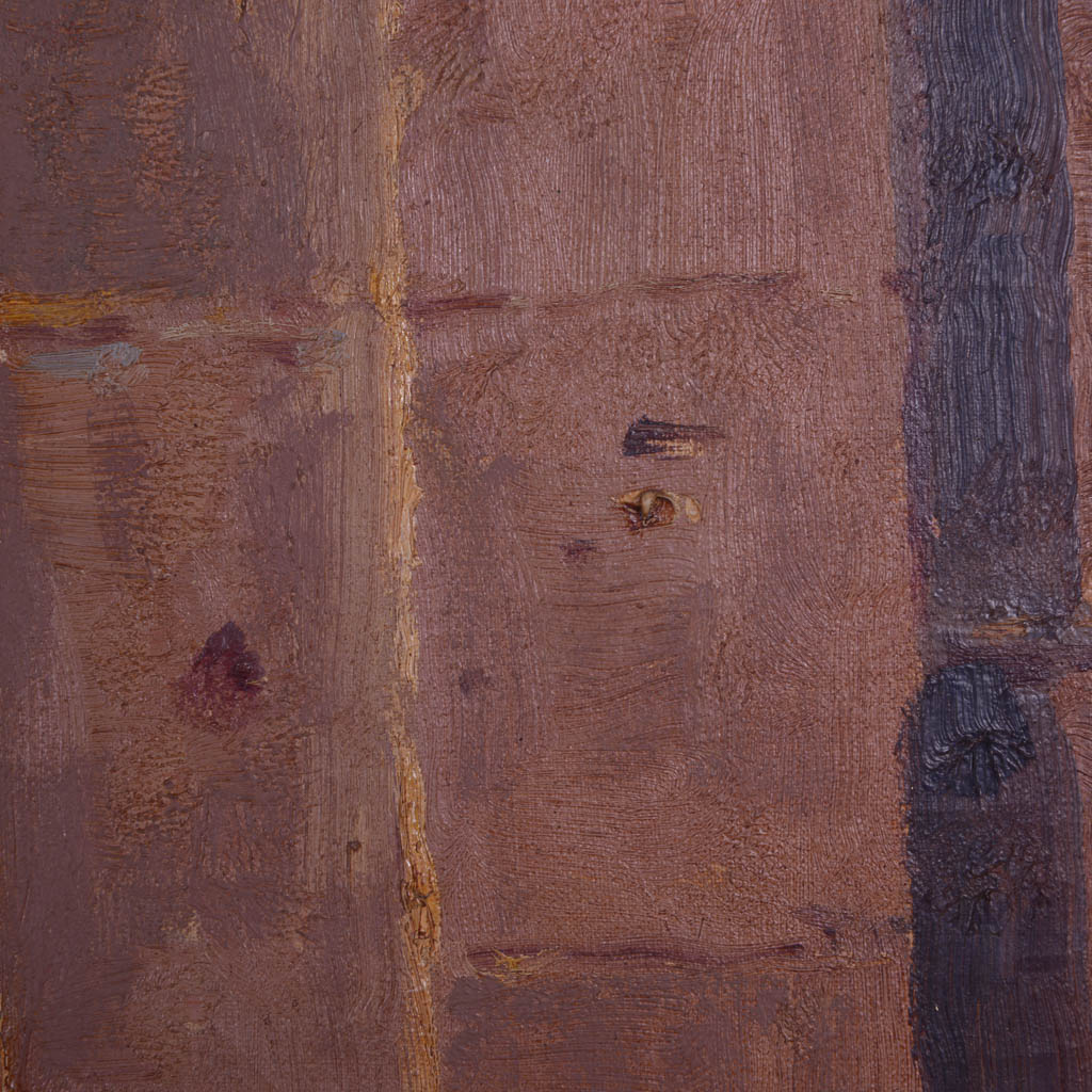 Excellent Anthony Thieme Oil on Canvas Painting of Mexican Scene