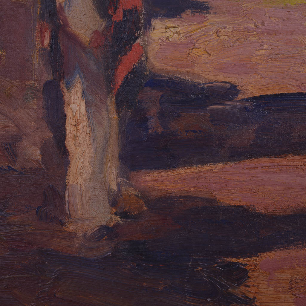 Excellent Anthony Thieme Oil on Canvas Painting of Mexican Scene