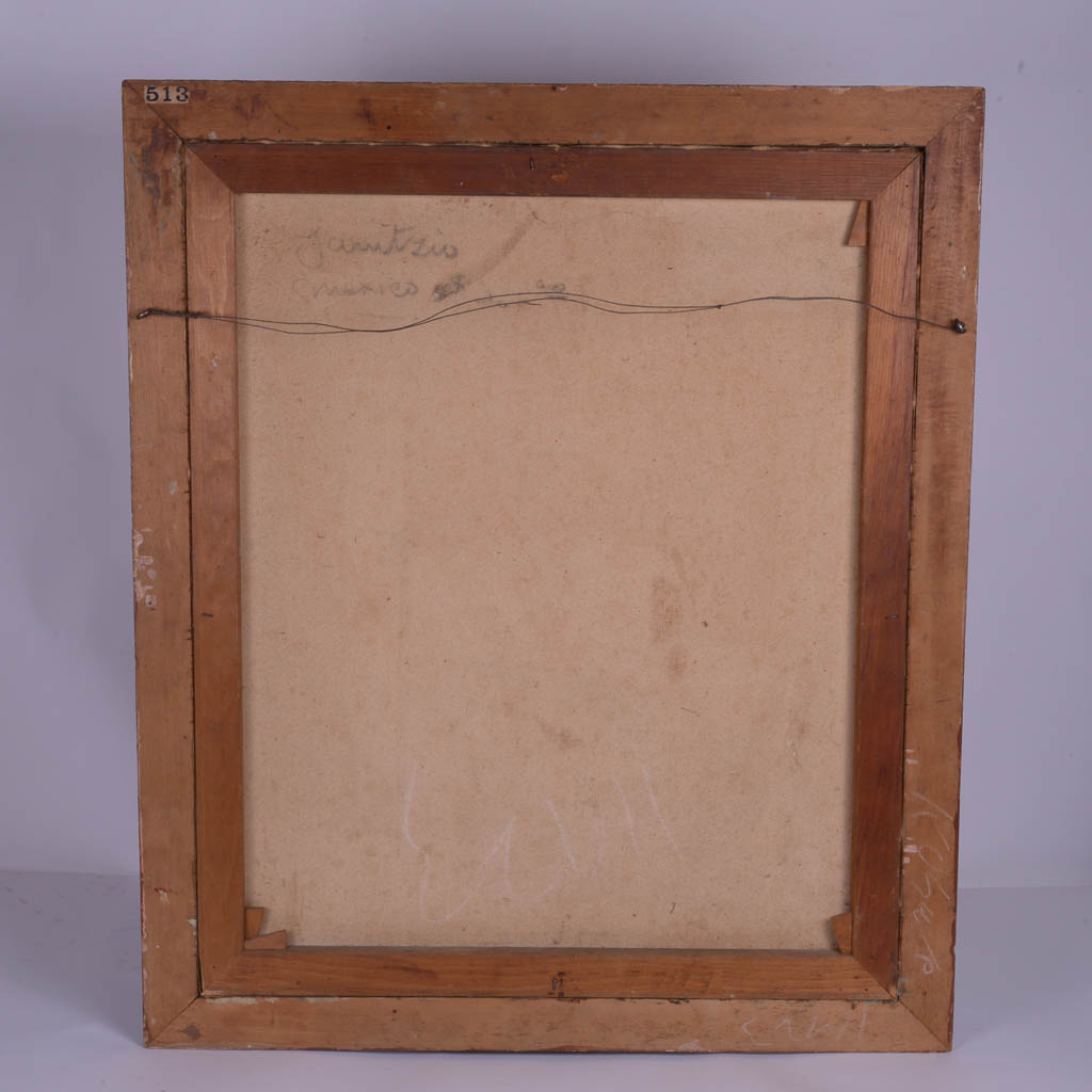 Excellent Anthony Thieme Oil on Canvas Painting of Mexican Scene