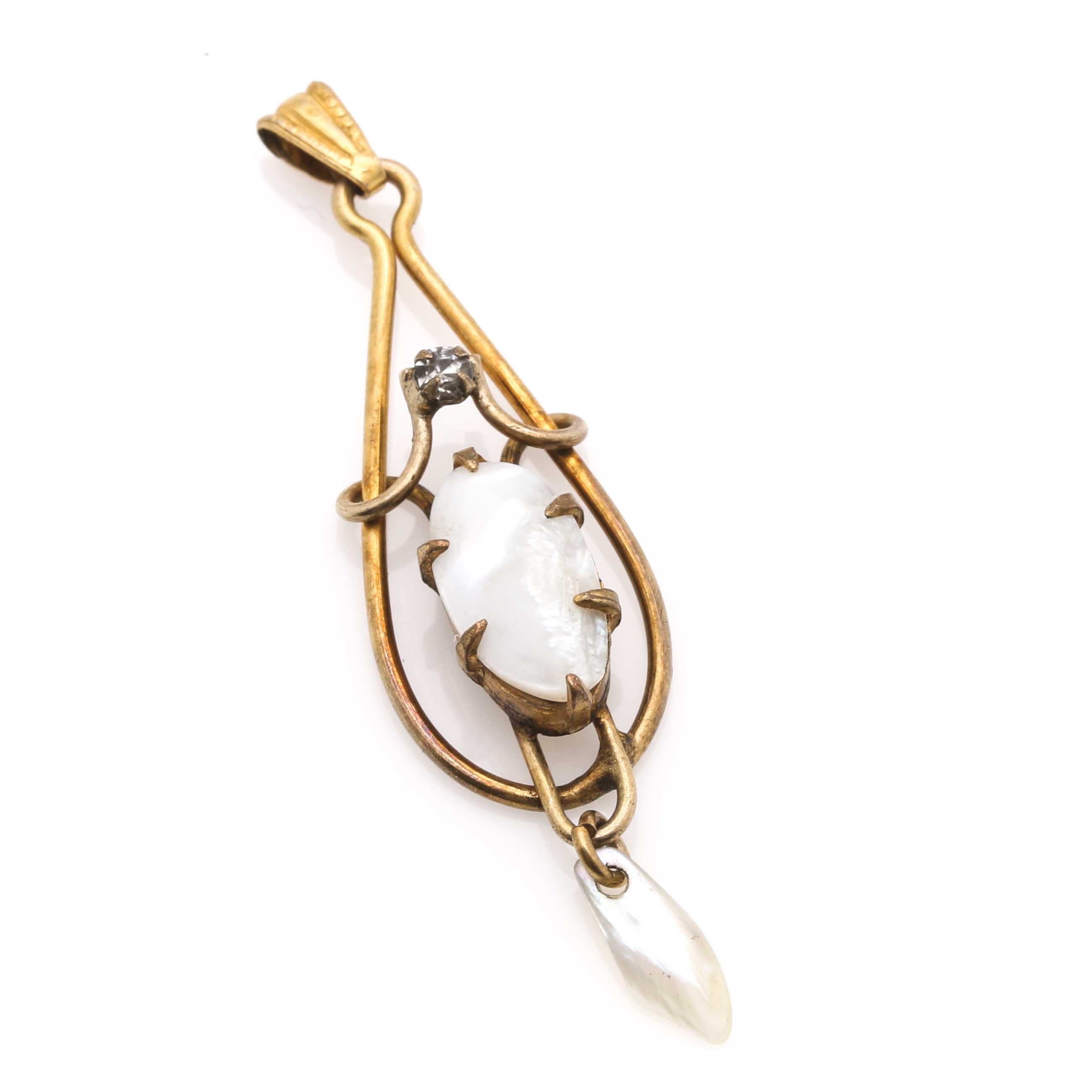 Costume Jewelry Pieces Including Charm Bracelet