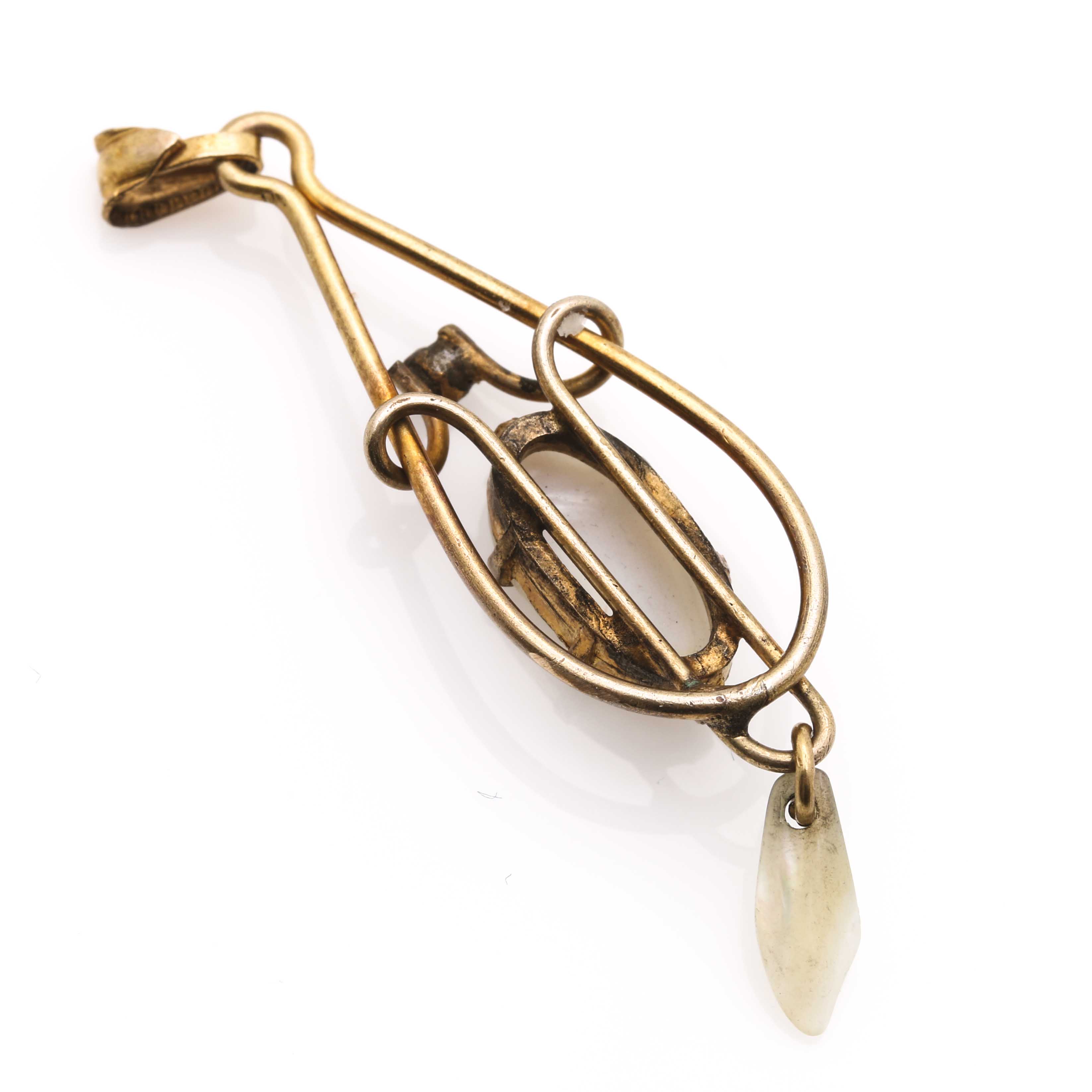 Costume Jewelry Pieces Including Charm Bracelet