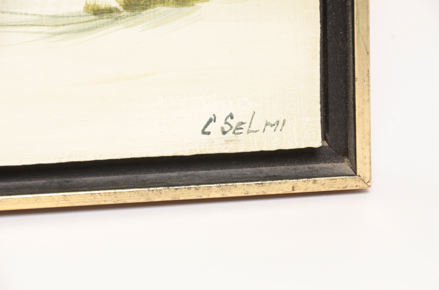 Signed Charles Selmi Oil Painting of Sand Dunes