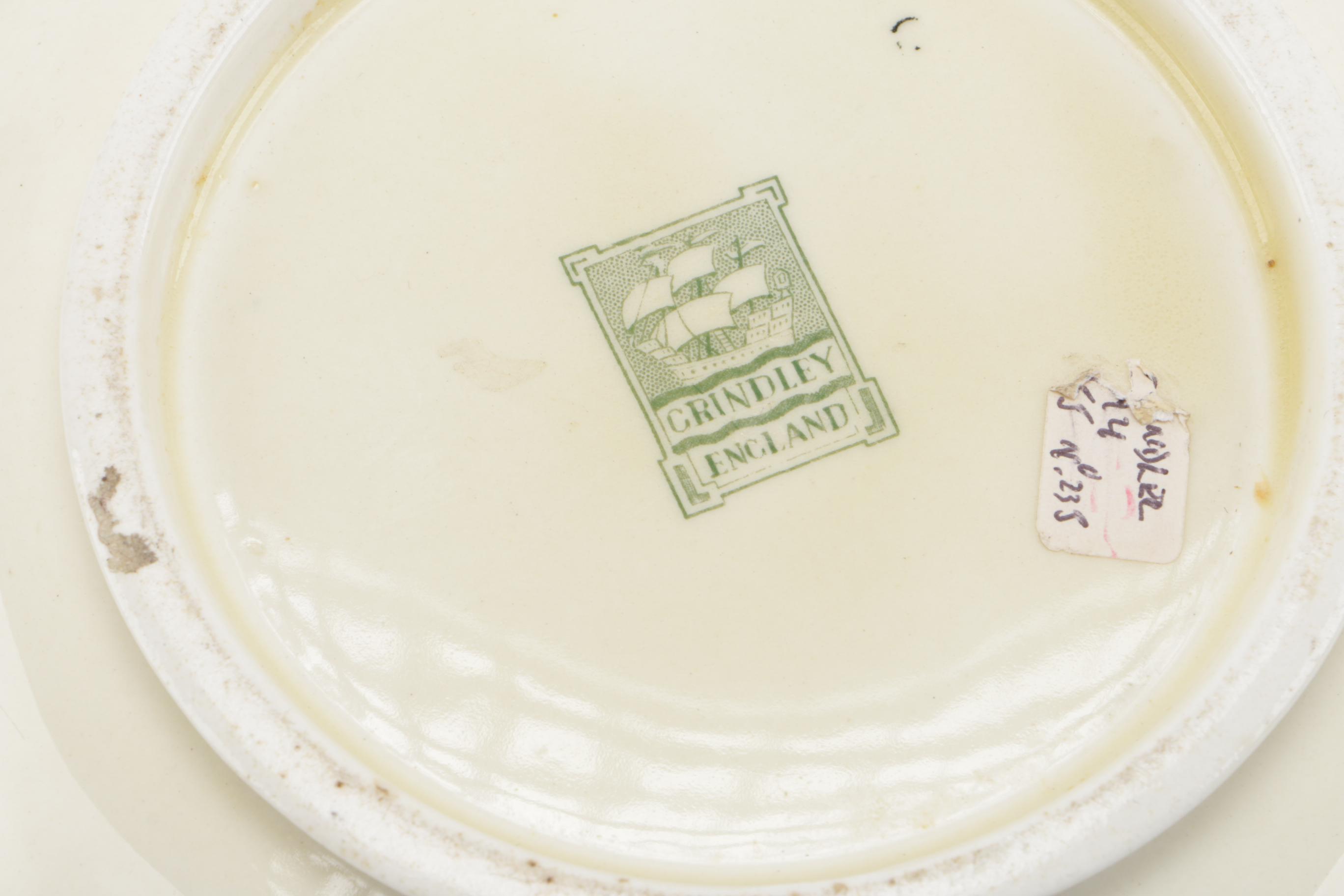 Grindley English Fine Porcelain Covered Dish After Constable