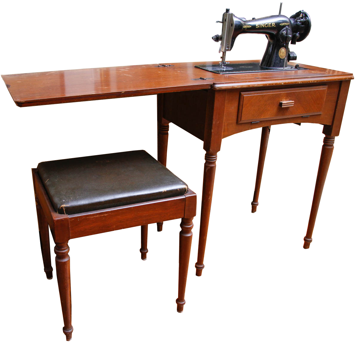 Singer Sewing Table with Stool