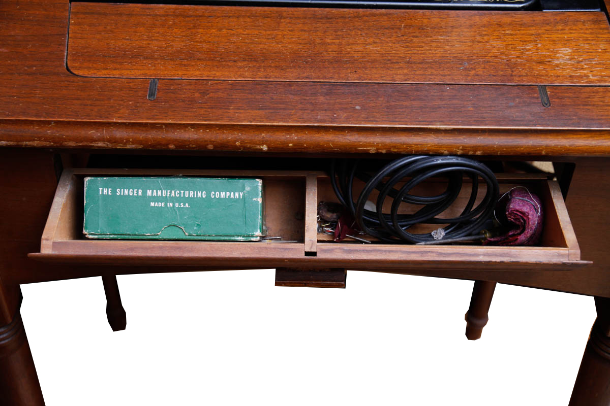 Singer Sewing Table with Stool