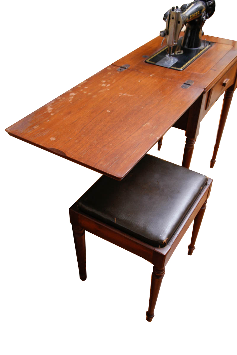 Singer Sewing Table with Stool